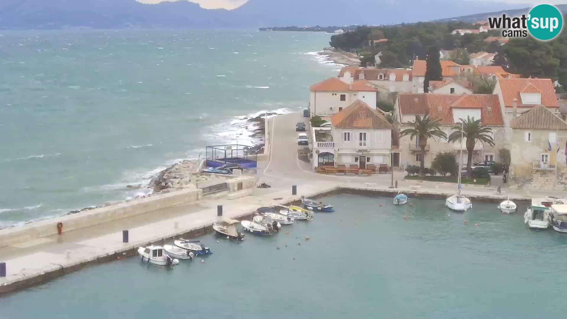 Webcam Sutivan panorama – Vista live dall’isola di Brač