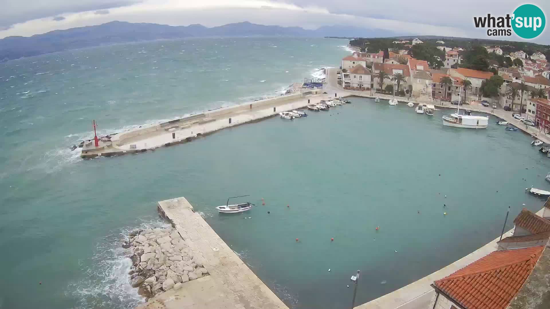 Webcam Sutivan Panorama – Vue en direct depuis l’île de Brač