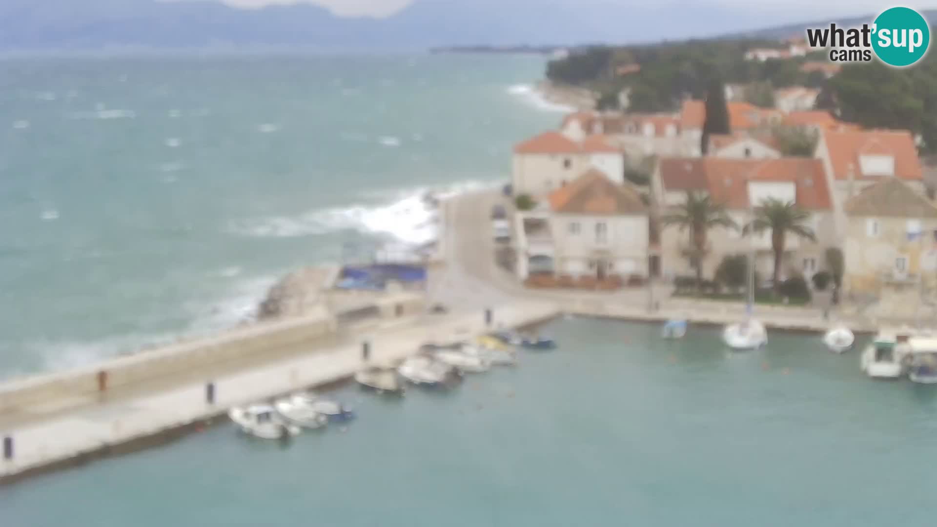 Webcam Sutivan Panorama – Vista en vivo desde la isla de Brač