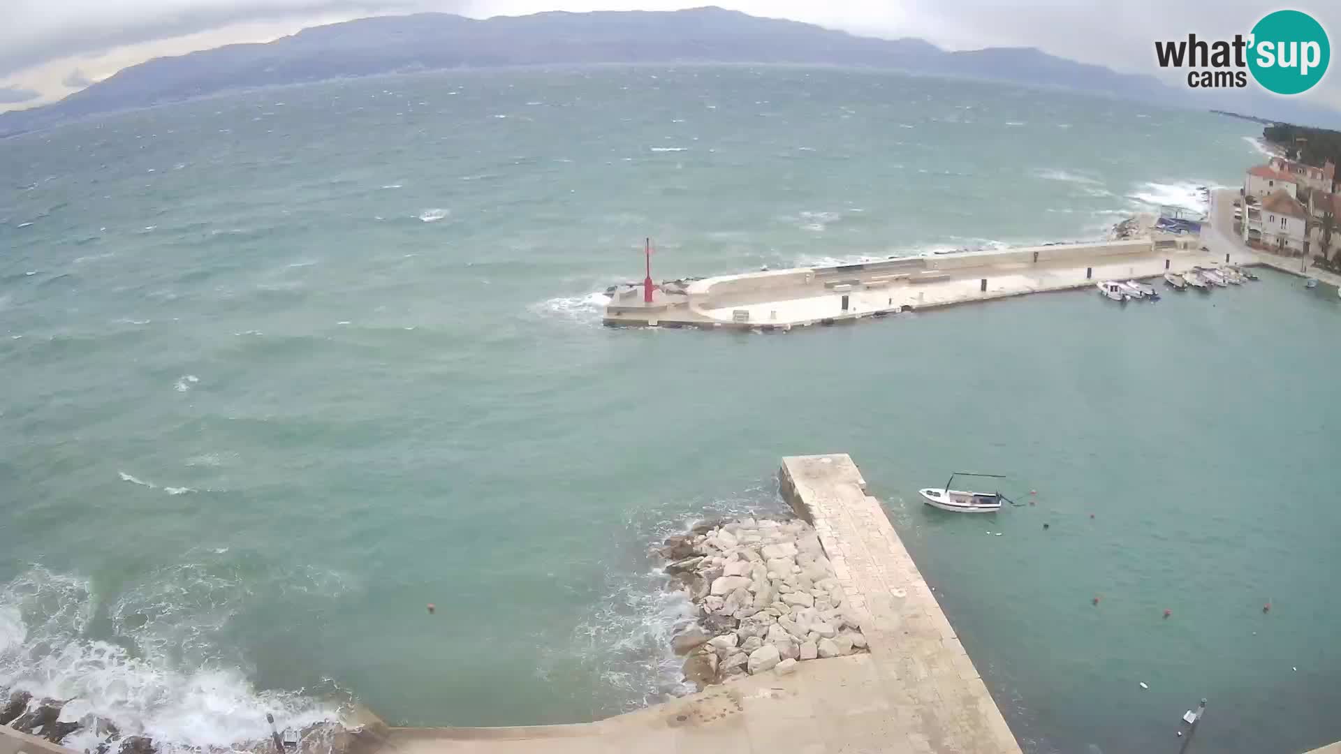 Webcam Sutivan panorama – Vista live dall’isola di Brač
