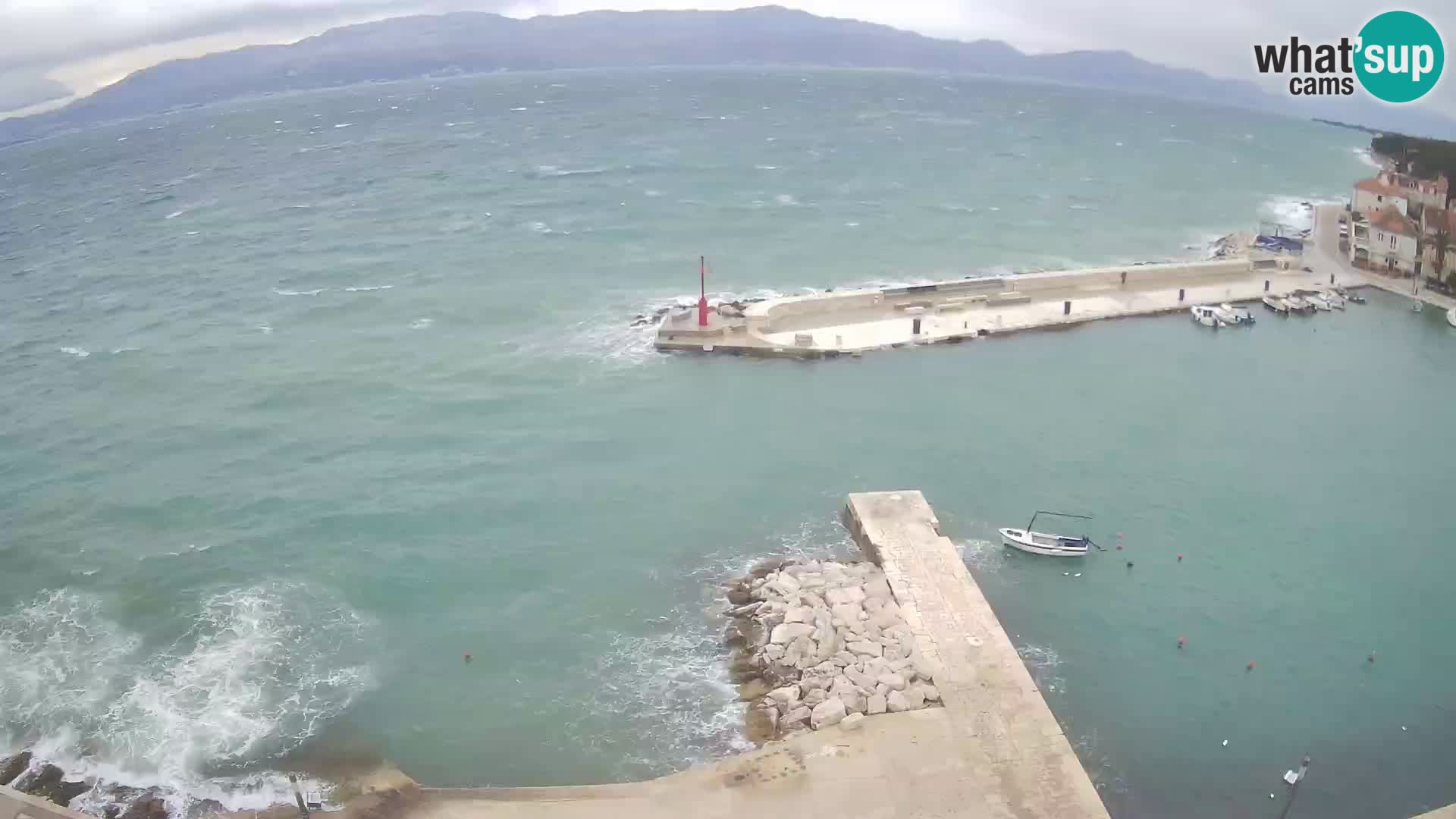 Webcam Sutivan panorama – Vista live dall’isola di Brač