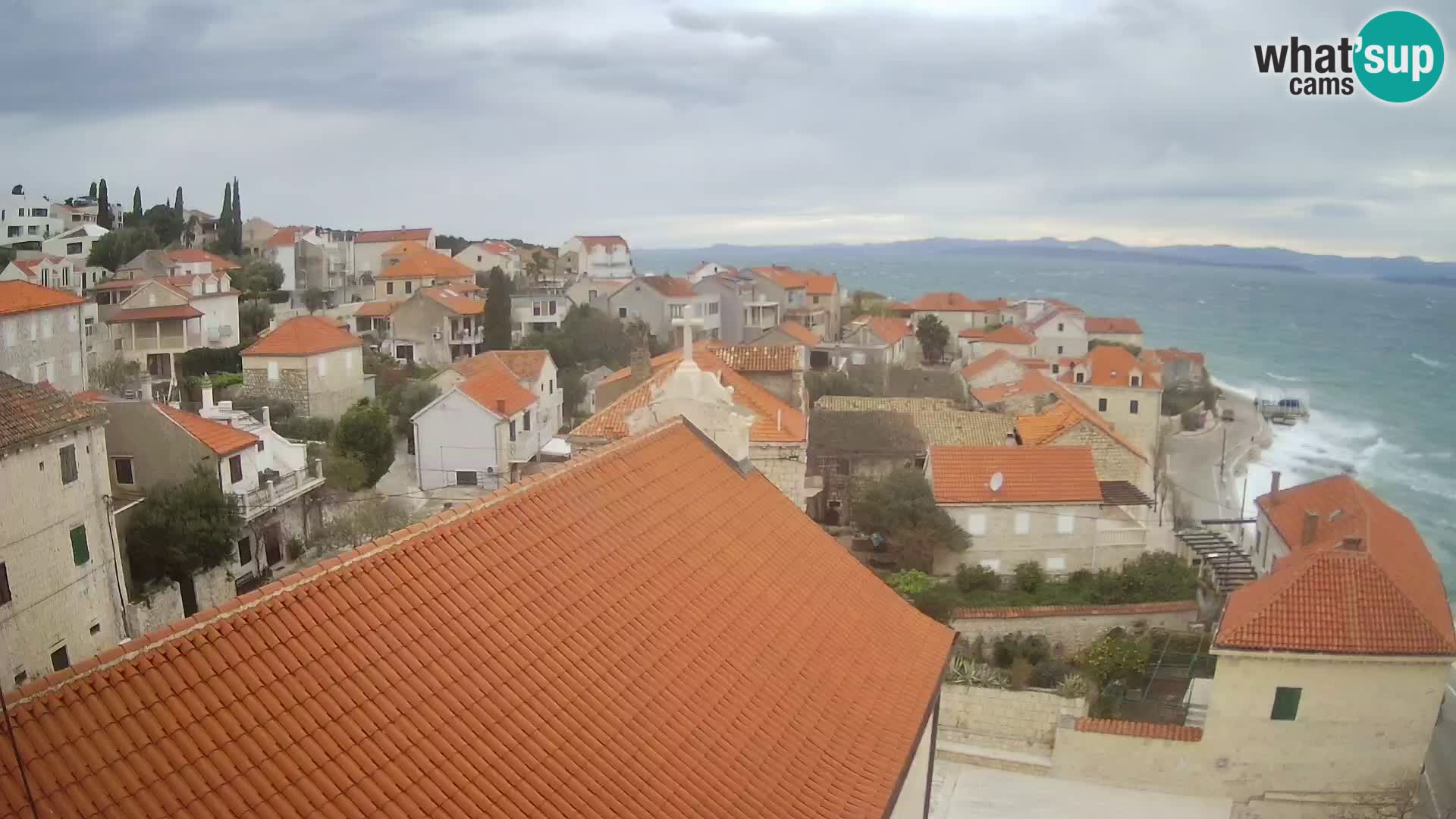 Webcam Sutivan Panorama – Vista en vivo desde la isla de Brač