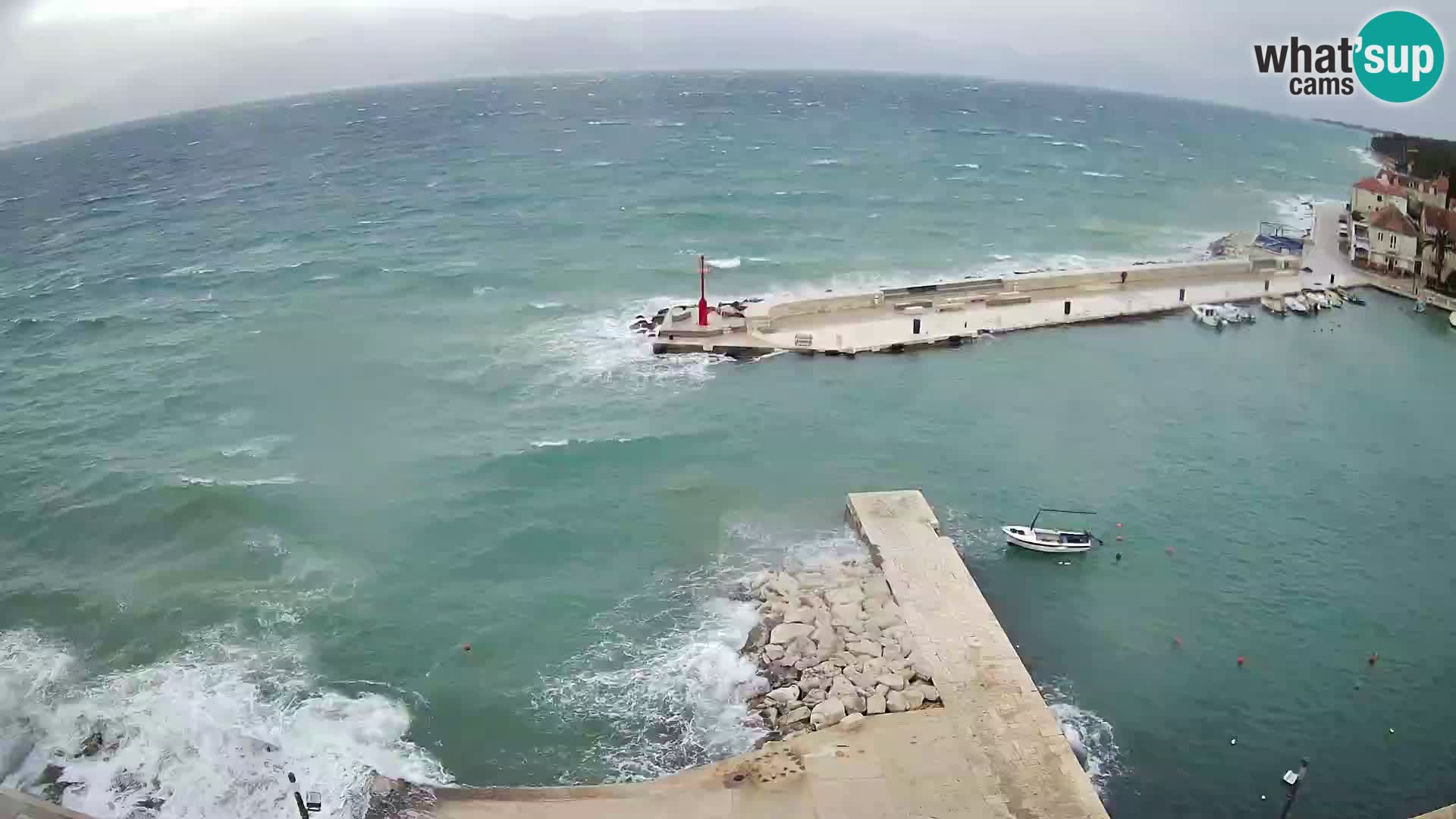 Webcam Sutivan Panorama – Vue en direct depuis l’île de Brač