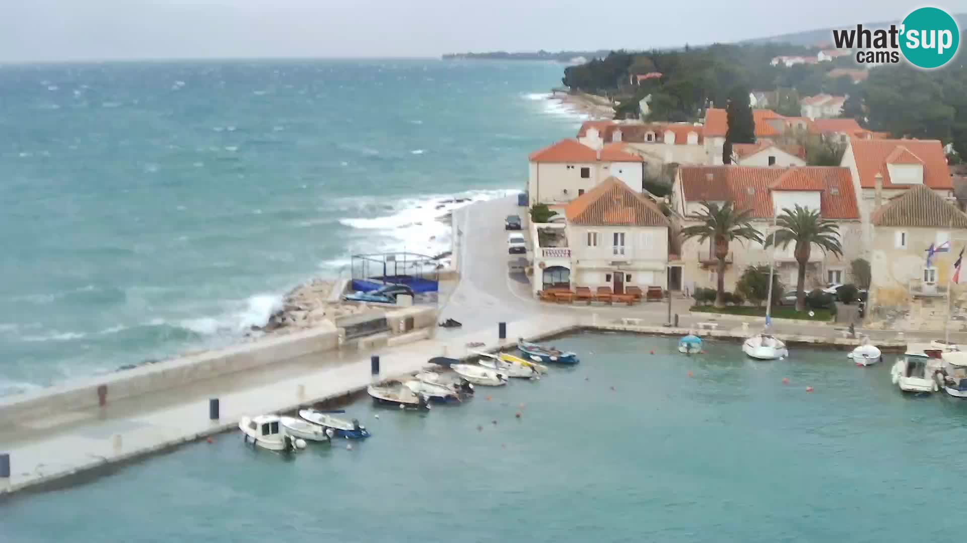 Webcam Sutivan panorama – Vista live dall’isola di Brač