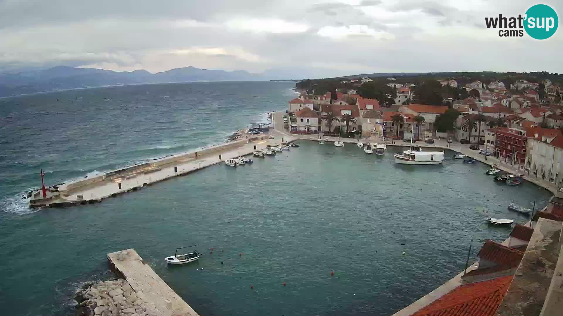 Webcam Sutivan Panorama – Liveblick von der Insel Brač