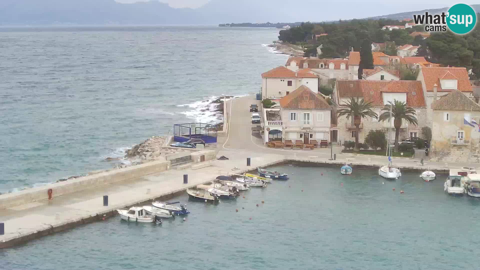Webcam Sutivan panorama – Vista live dall’isola di Brač