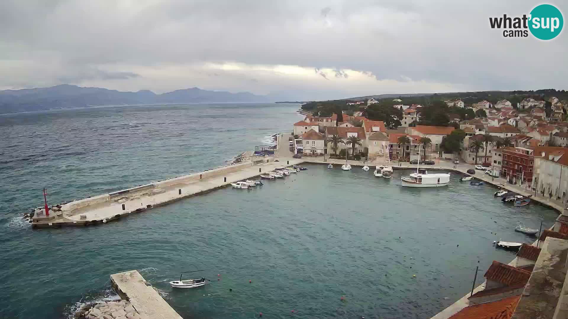 Webcam Sutivan Panorama – Vue en direct depuis l’île de Brač