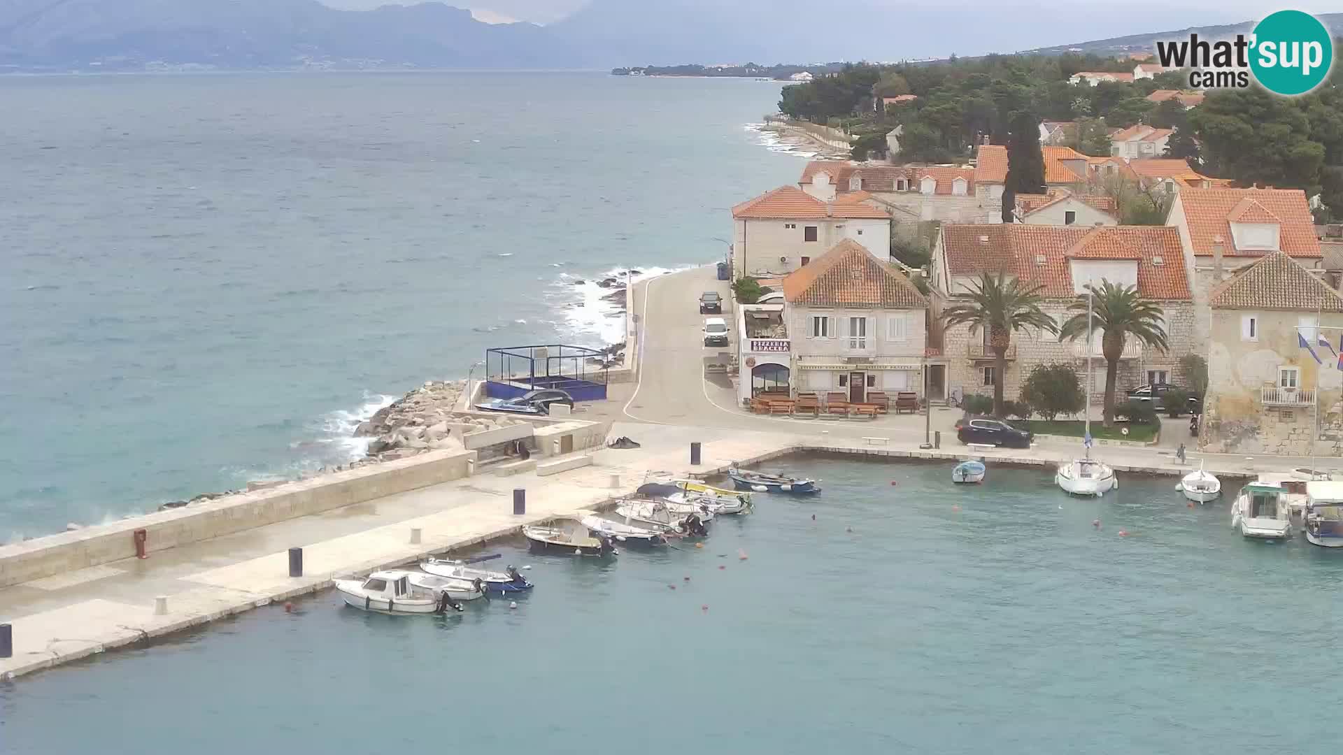 Webcam Sutivan panorama – Vista live dall’isola di Brač