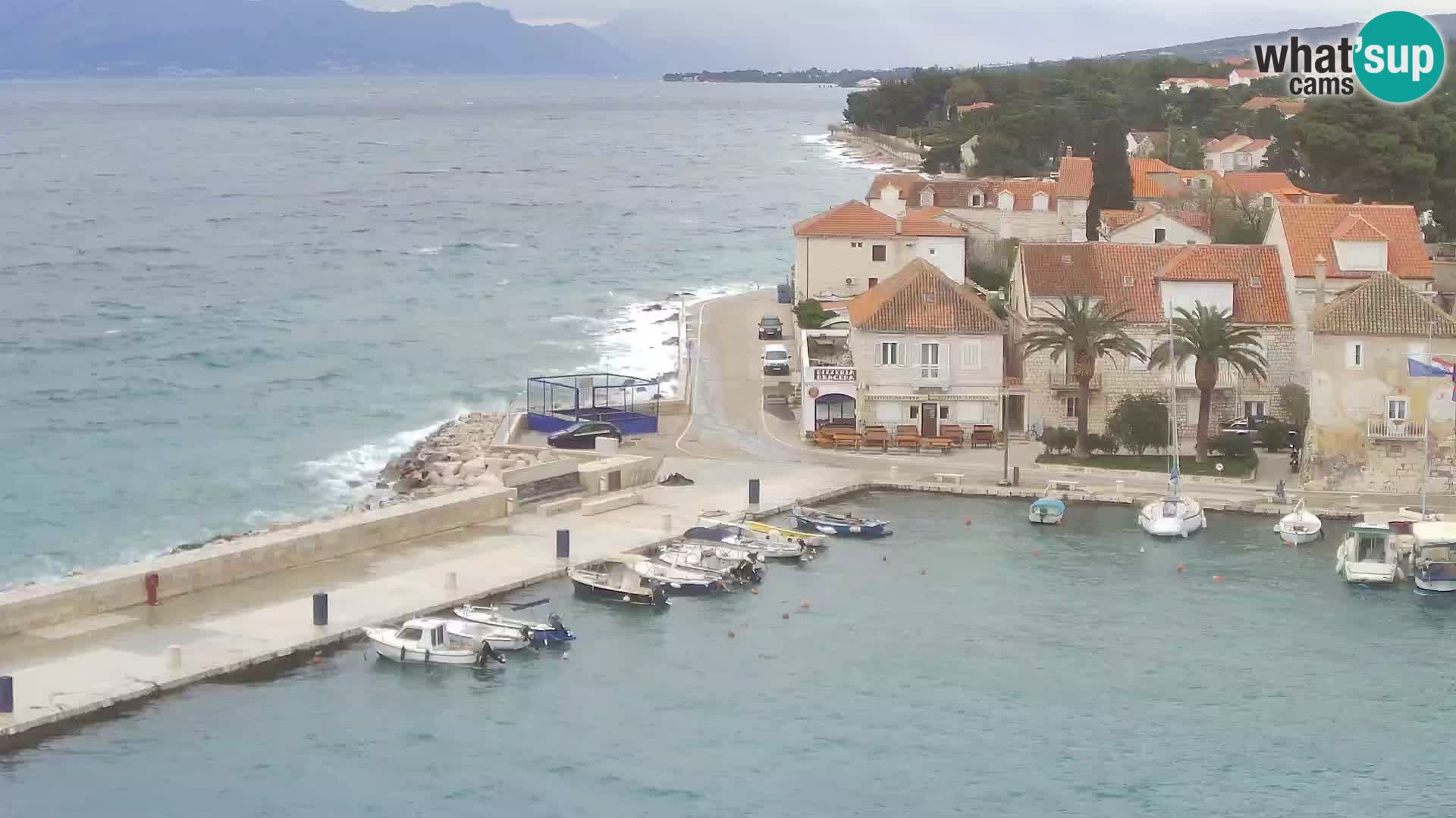 Webcam Sutivan panorama – Vista live dall’isola di Brač