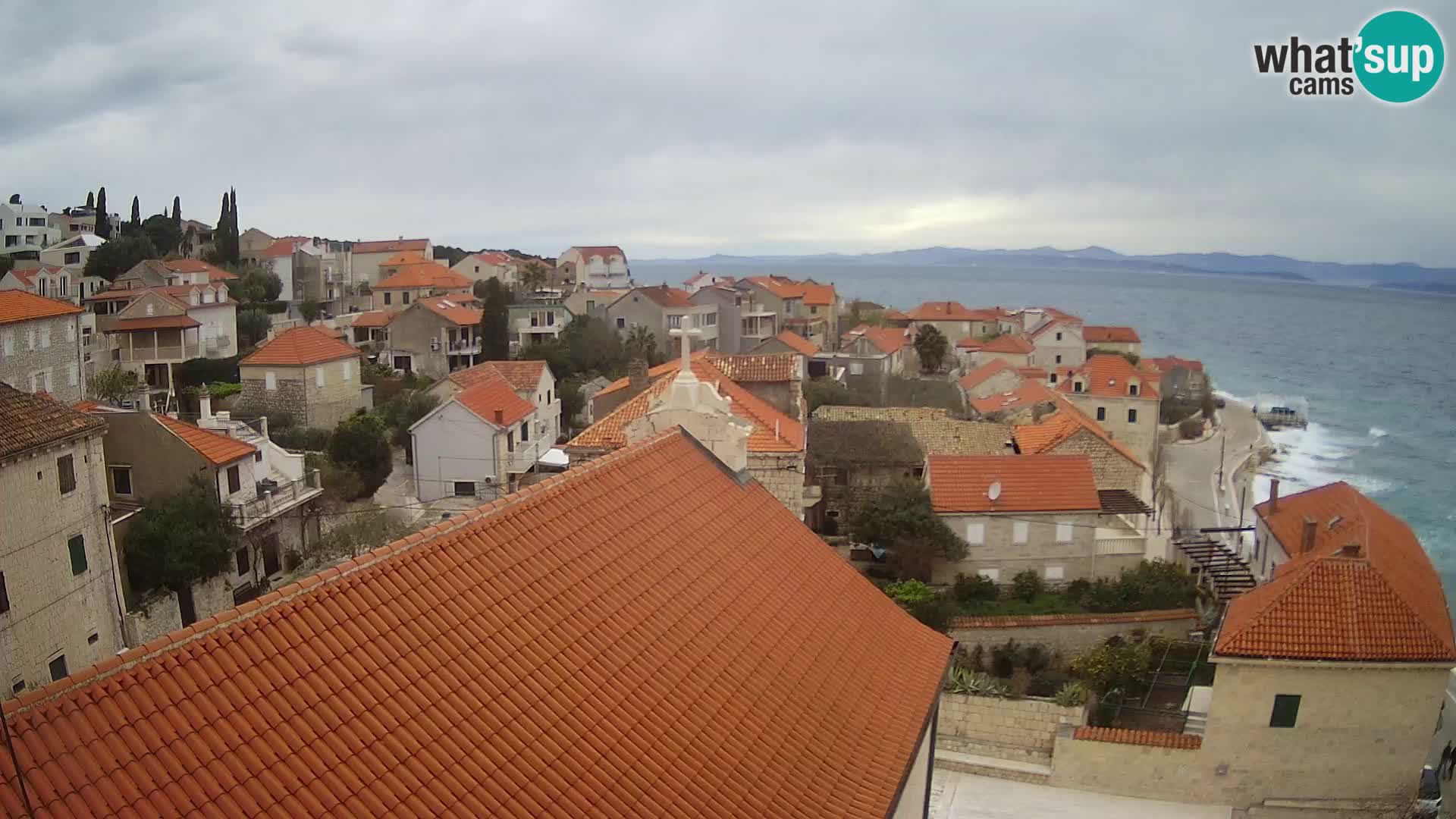 Webcam Sutivan panorama – Vista live dall’isola di Brač