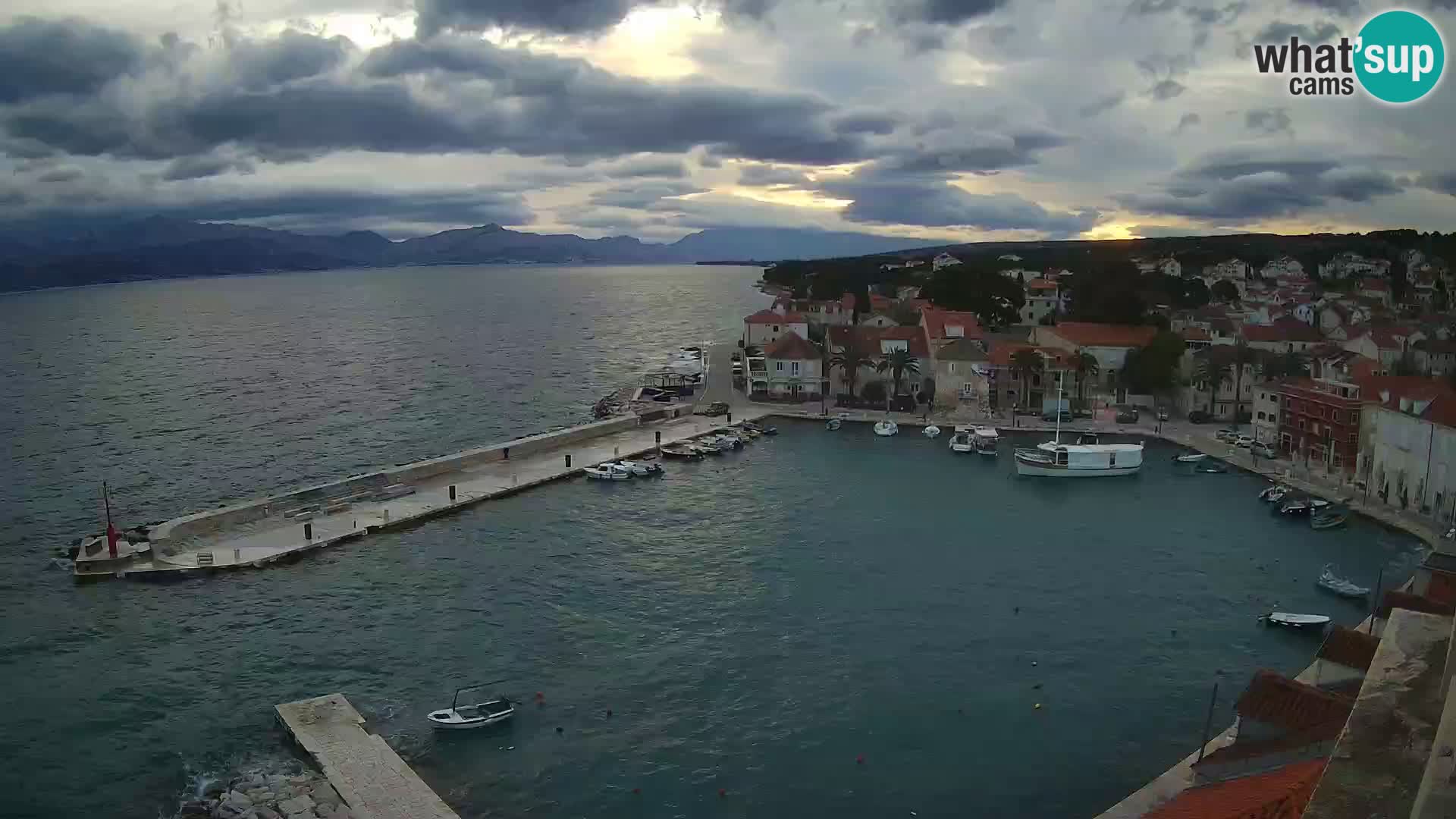 Webcam Sutivan Panorama – Liveblick von der Insel Brač