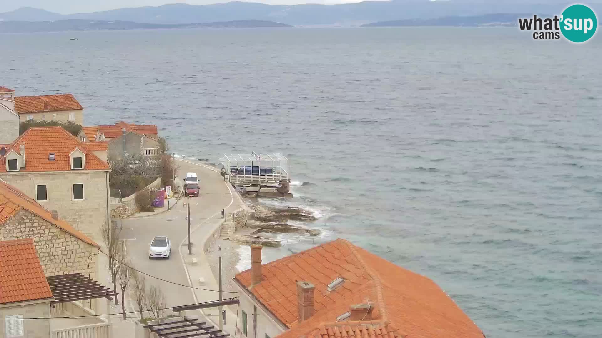 Web kamera Sutivan panorama – Pogled uživo s otoka Brača