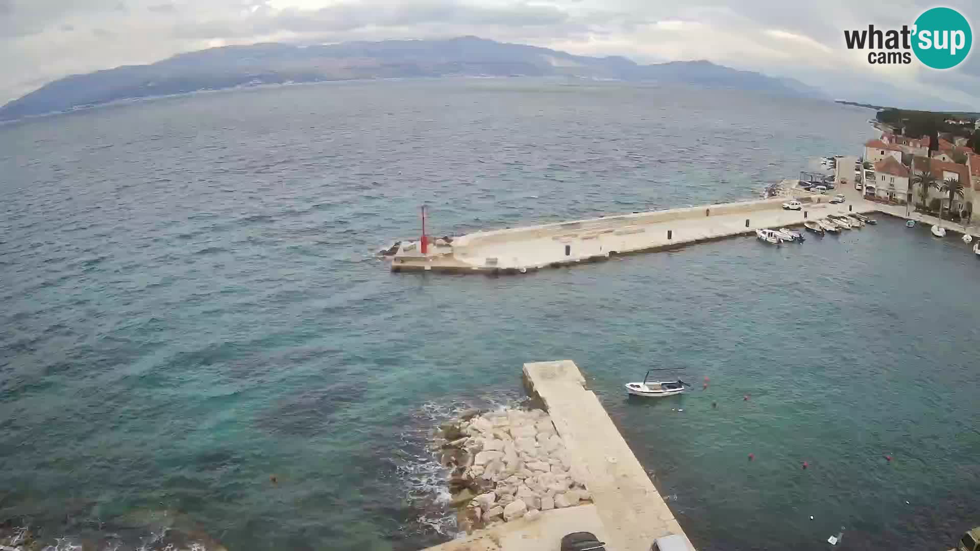 Webcam Sutivan Panorama – Vue en direct depuis l’île de Brač