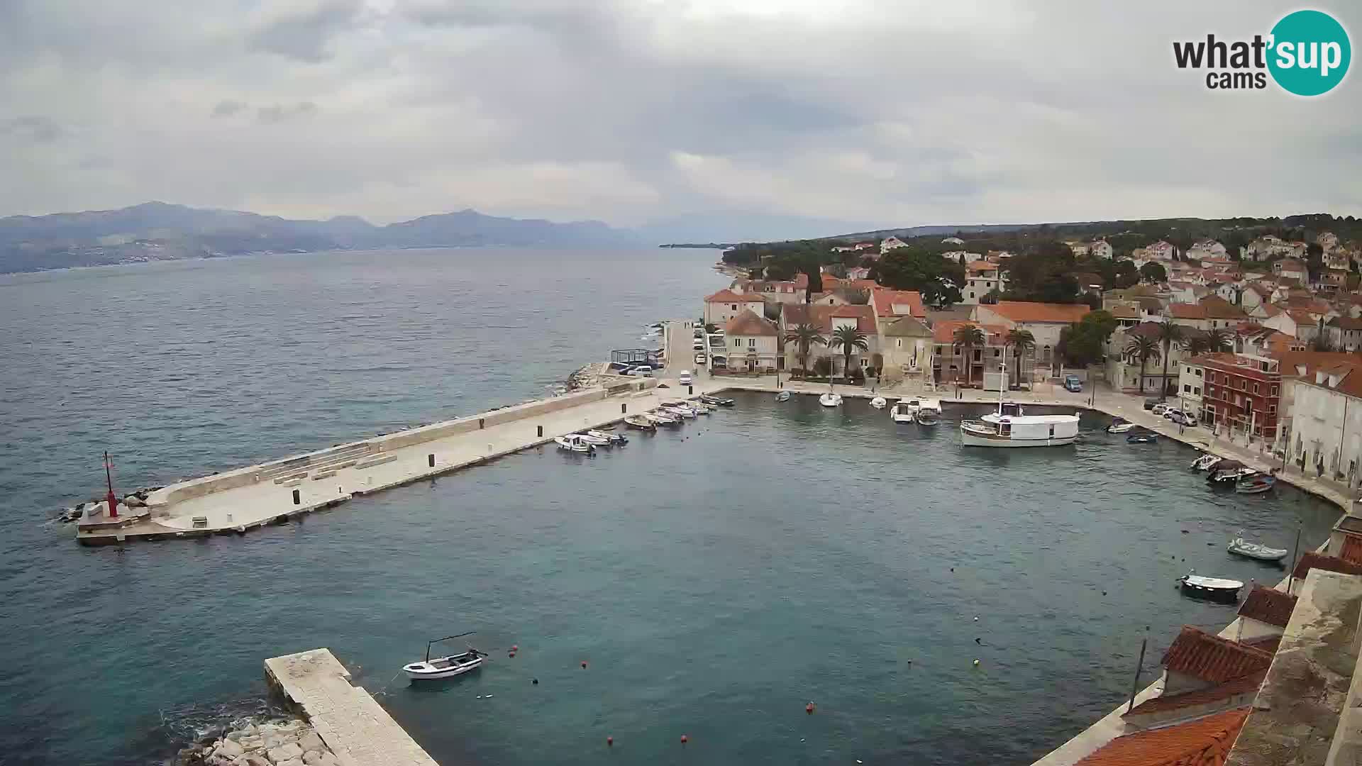 Webcam Sutivan Panorama – Liveblick von der Insel Brač