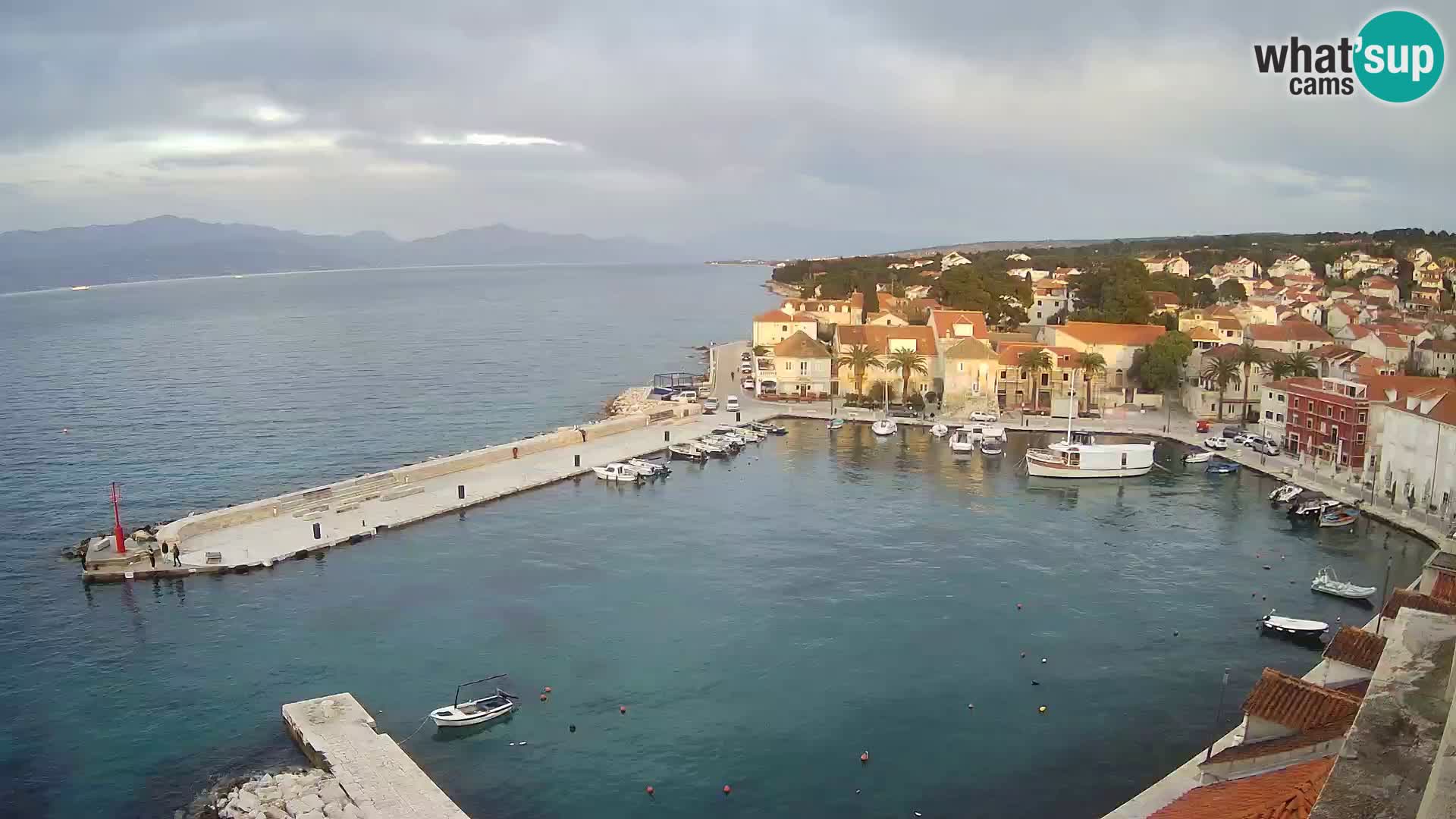 Webcam Sutivan panorama – Vista live dall’isola di Brač