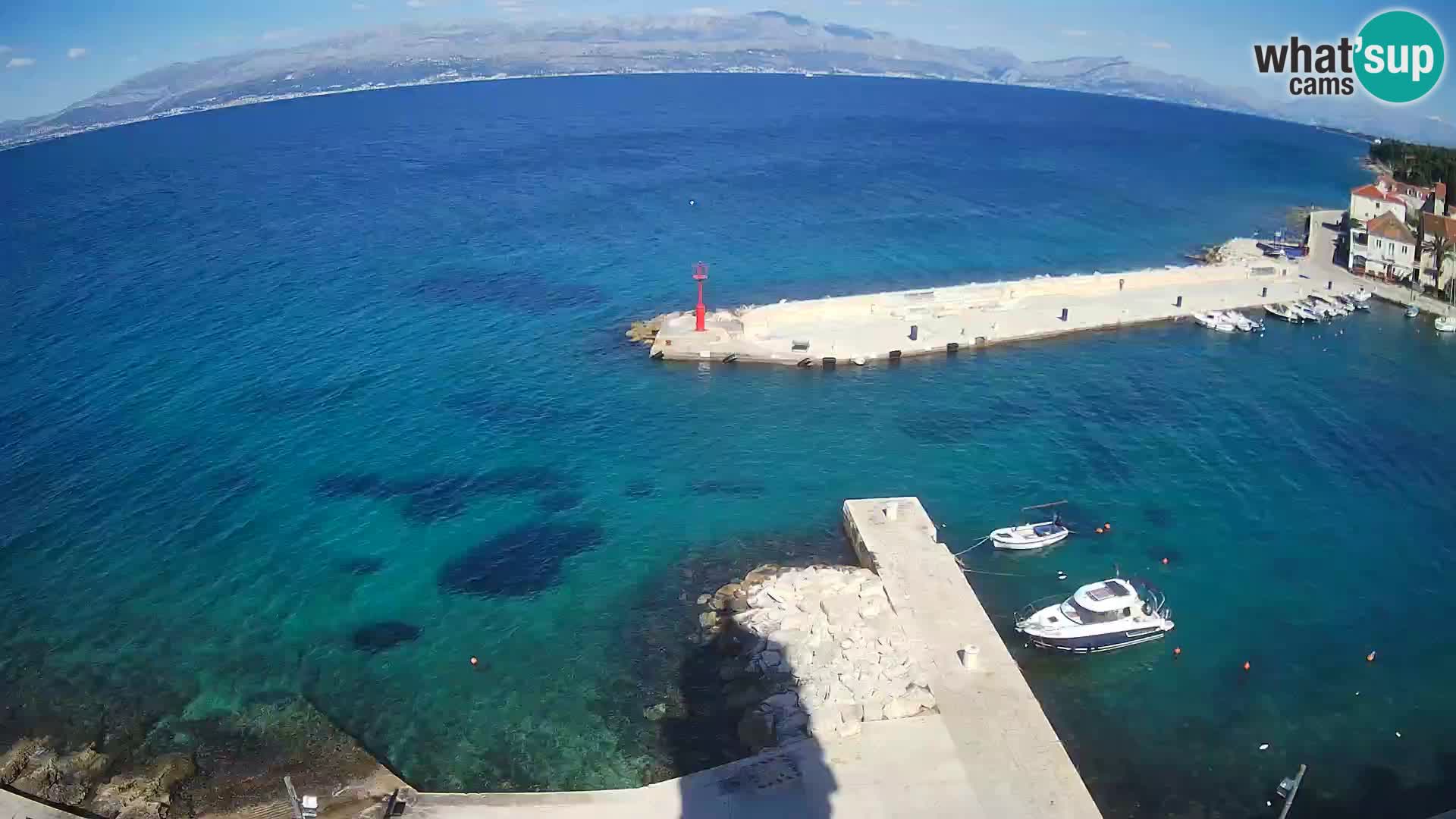Webcam Sutivan panorama – Vista live dall’isola di Brač