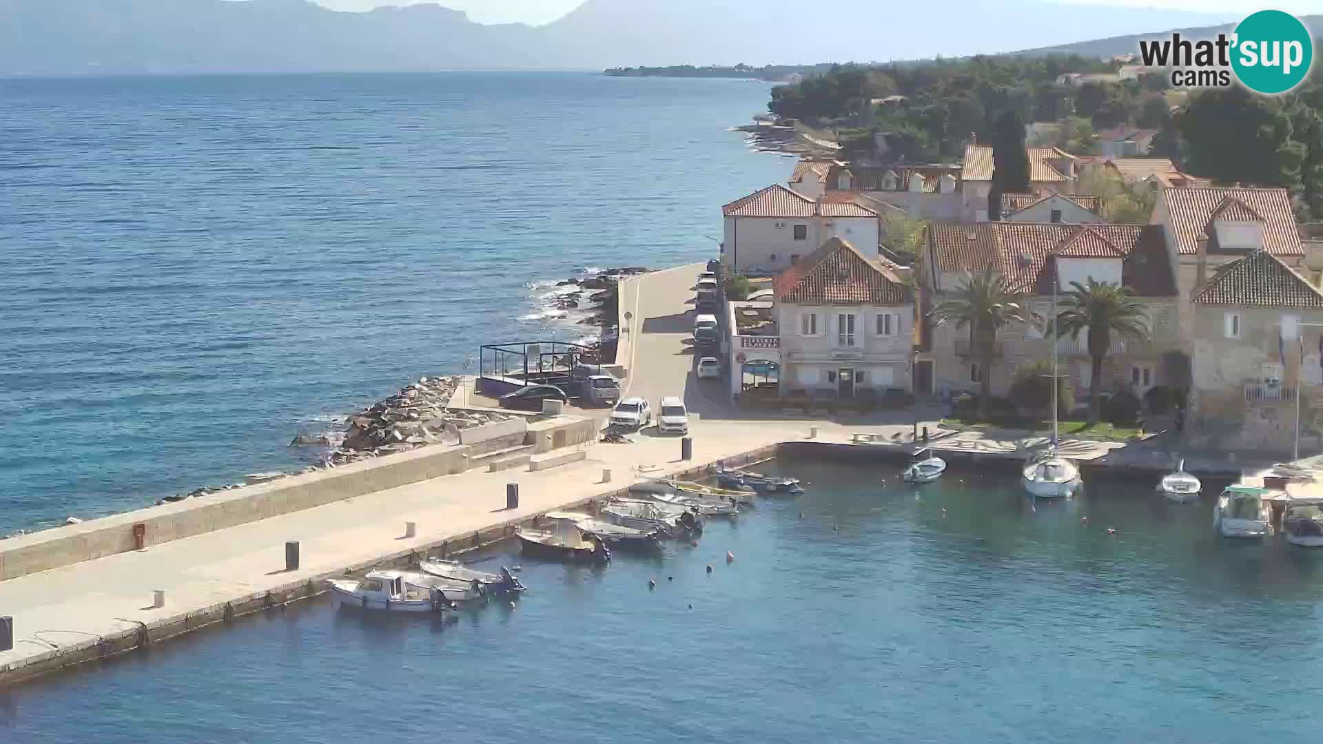 Webcam Sutivan panorama – Vista live dall’isola di Brač