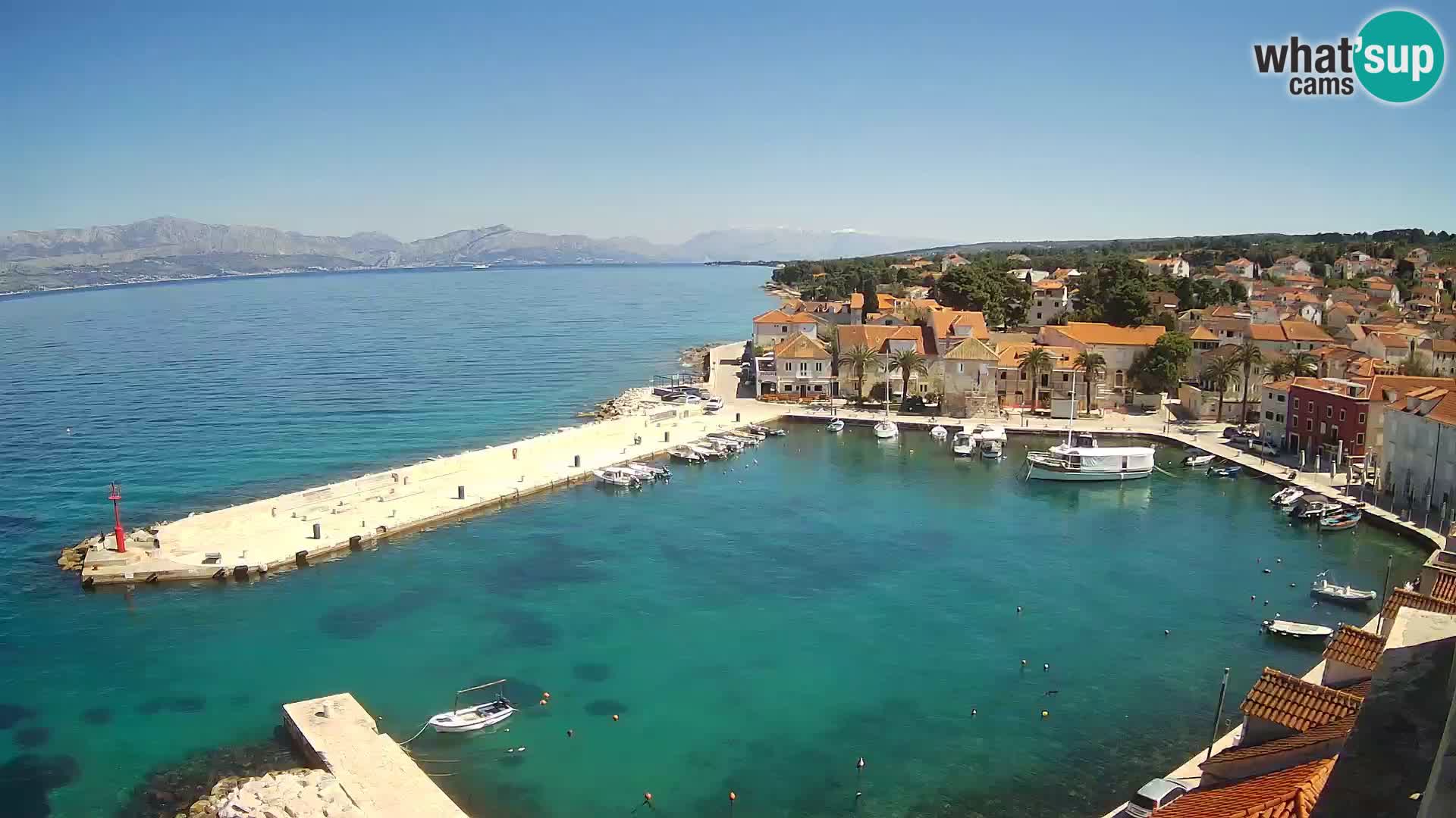 Webcam Sutivan Panorama – Liveblick von der Insel Brač