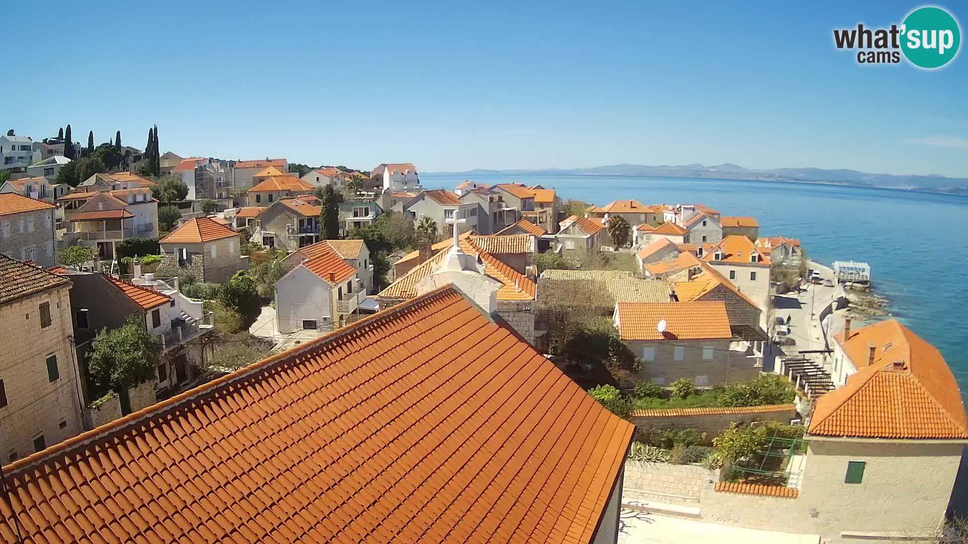 Webcam Sutivan panorama – Vista live dall’isola di Brač