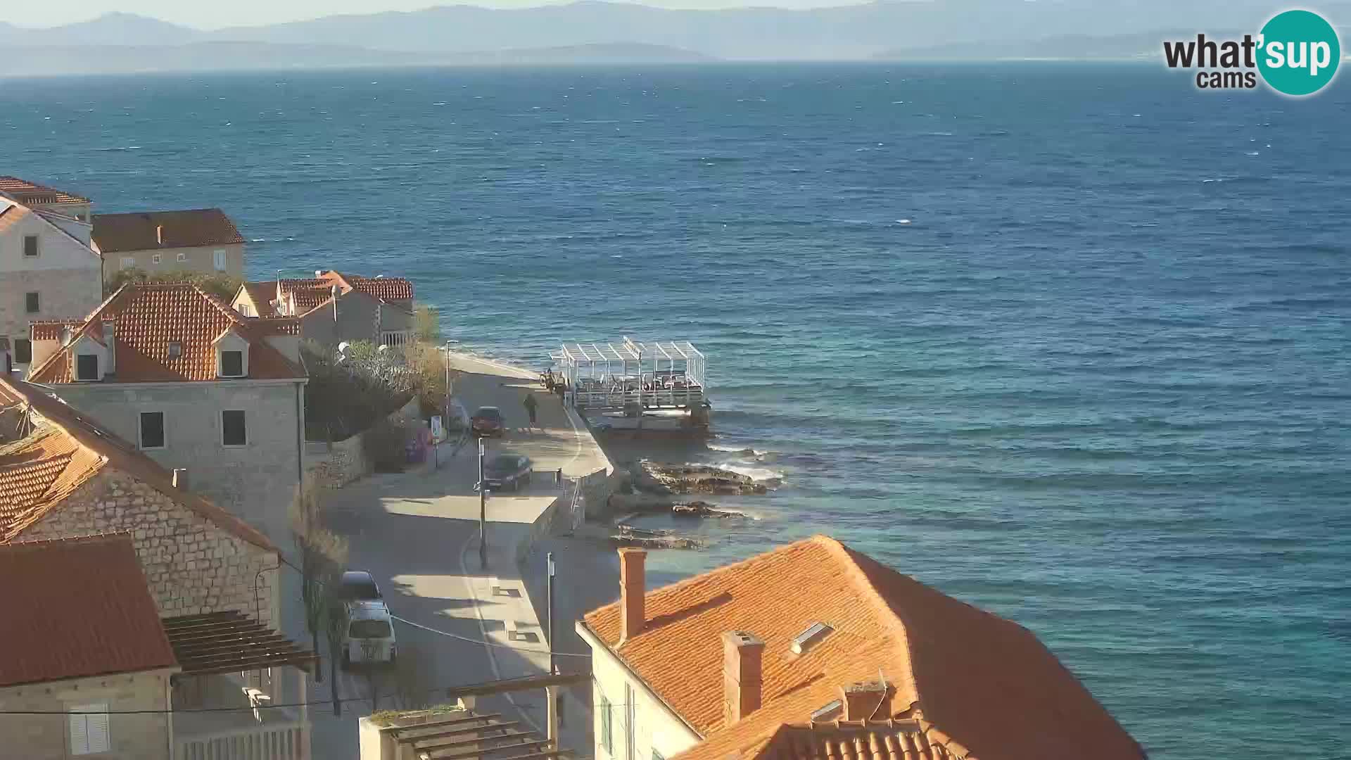 Web kamera Sutivan panorama – Pogled uživo s otoka Brača