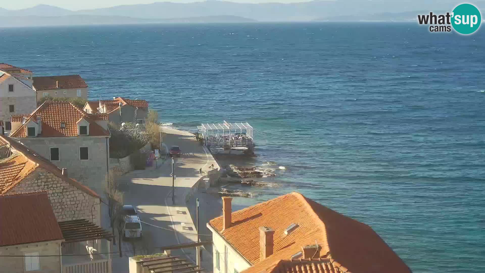 Webcam Sutivan Panorama – Vista en vivo desde la isla de Brač