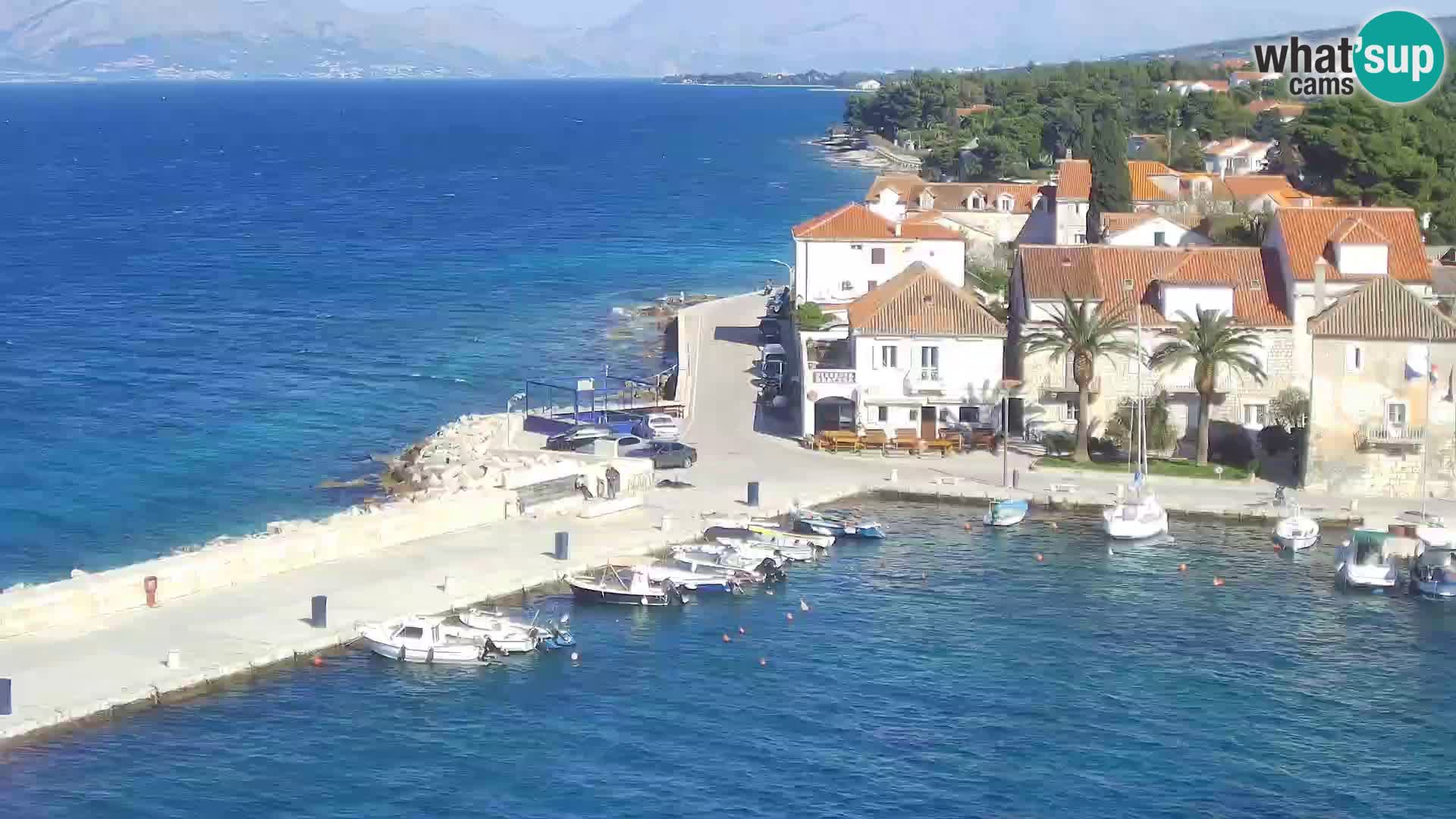 Web kamera Sutivan panorama – Pogled uživo s otoka Brača