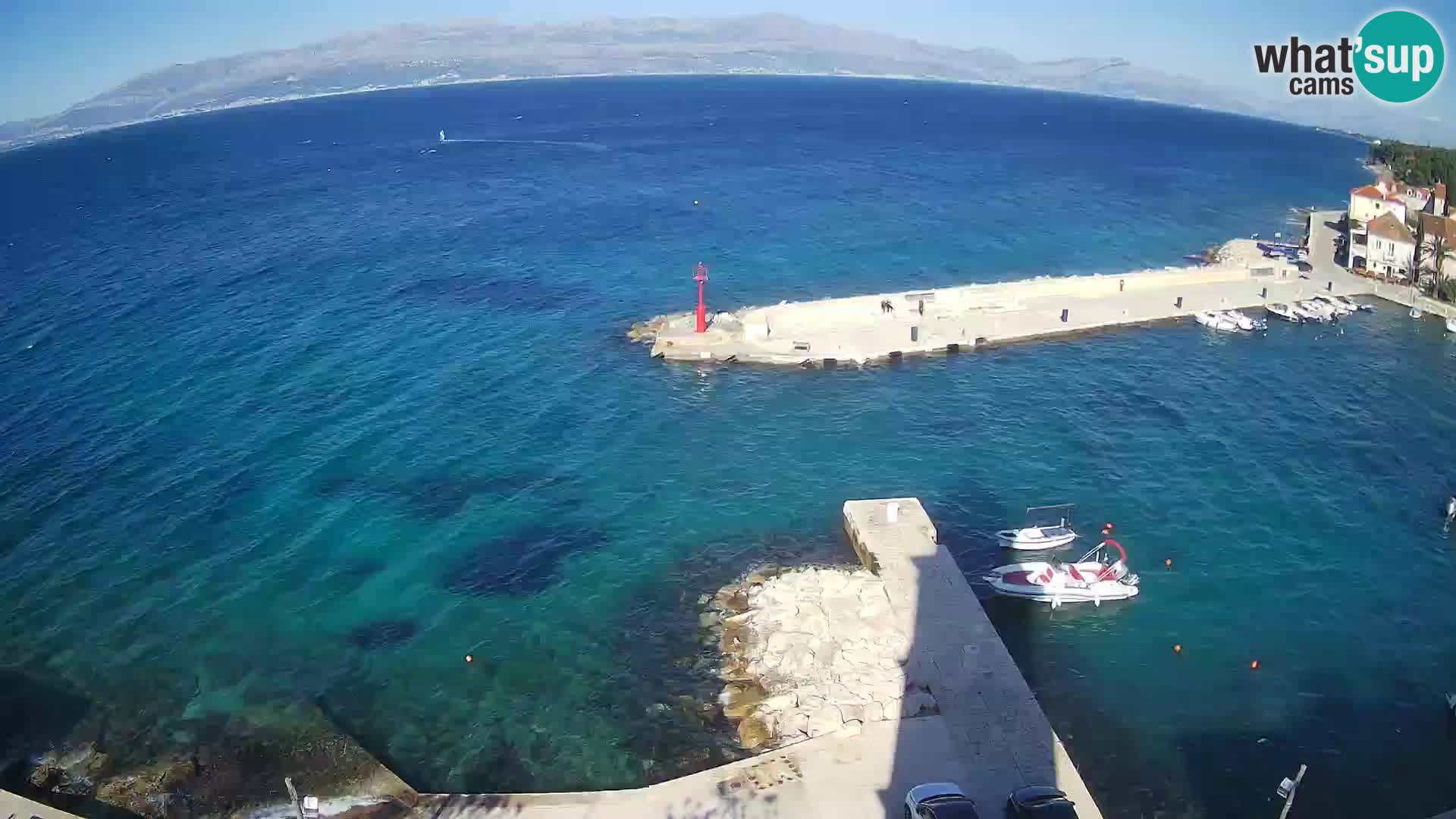 Webcam Sutivan Panorama – Vista en vivo desde la isla de Brač