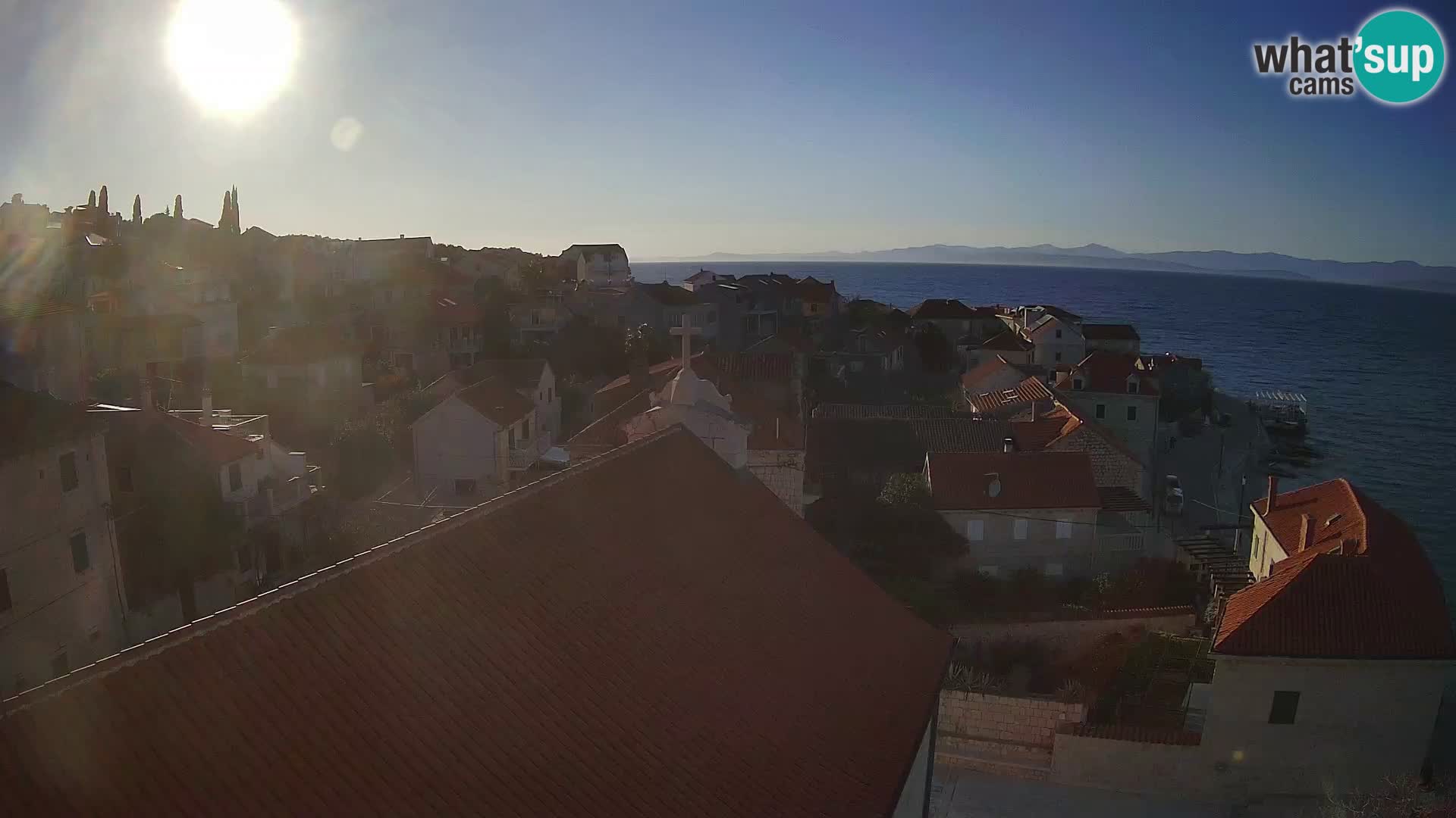 Webcam Sutivan Panorama – Vista en vivo desde la isla de Brač
