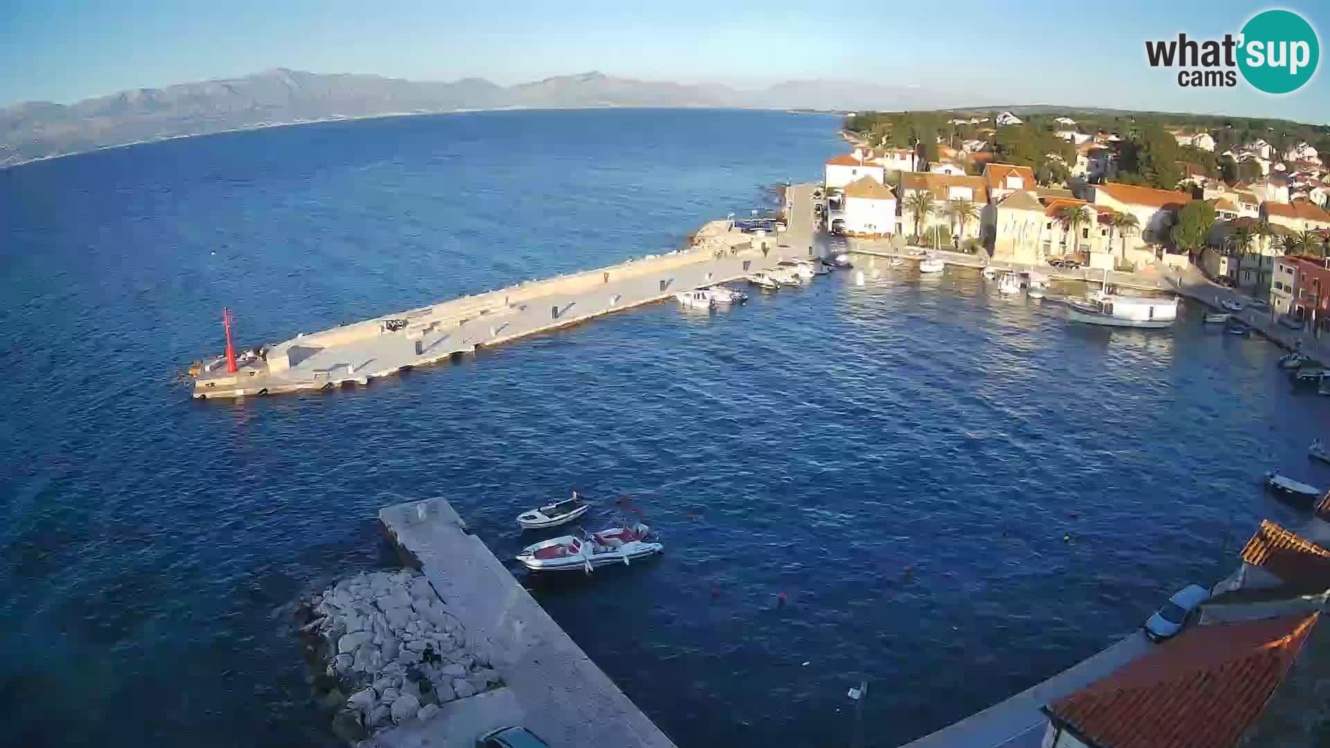 Webcam Sutivan Panorama – Vue en direct depuis l’île de Brač