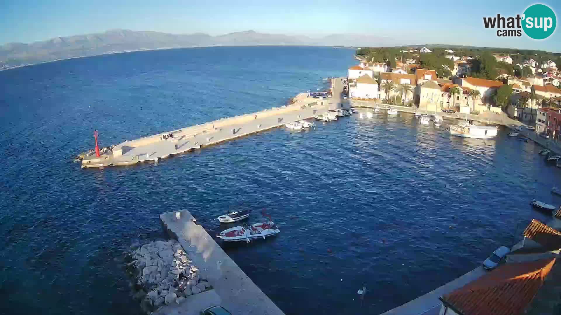 Webcam Sutivan Panorama – Liveblick von der Insel Brač