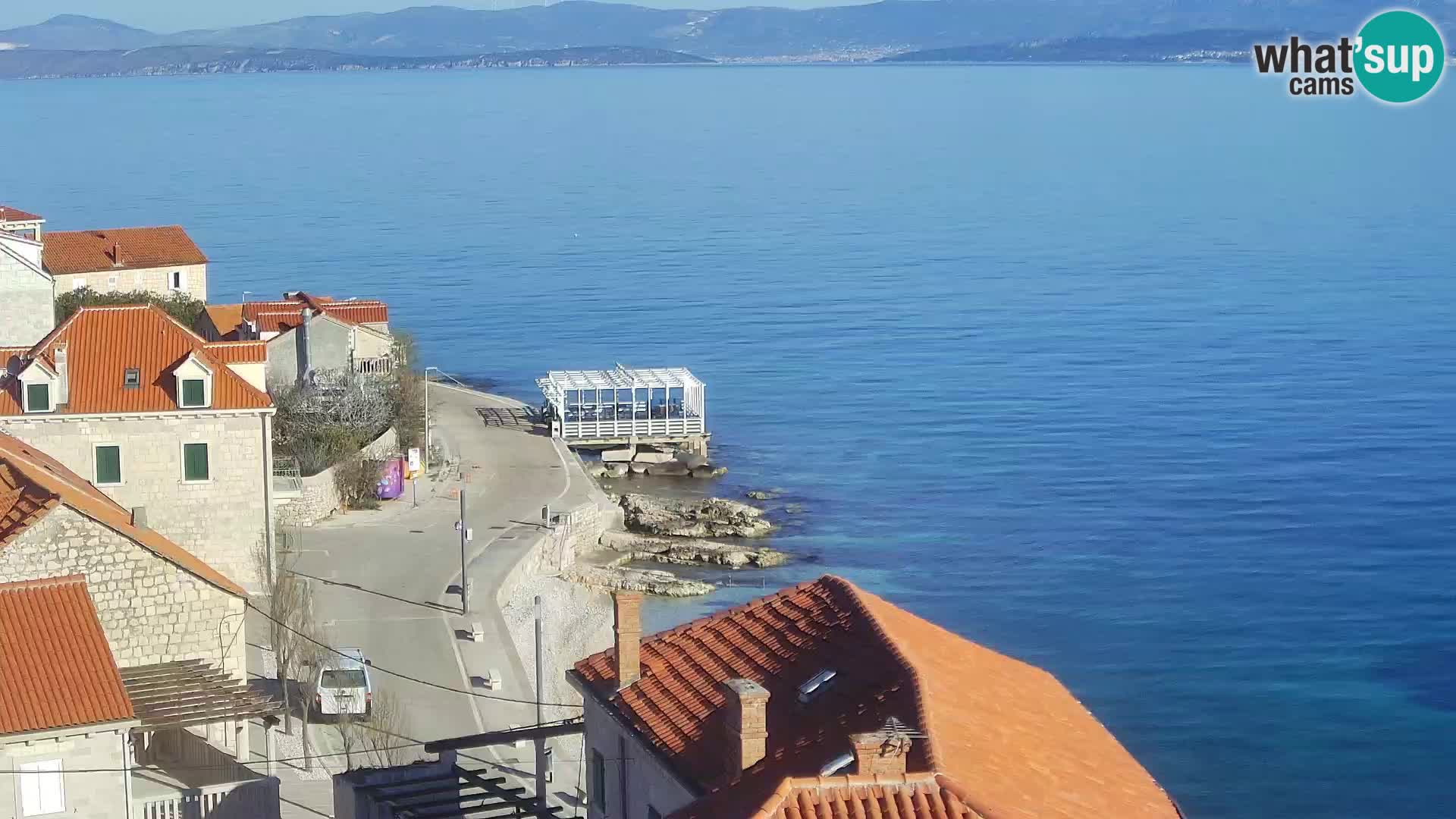 Web kamera Sutivan panorama – Pogled uživo s otoka Brača