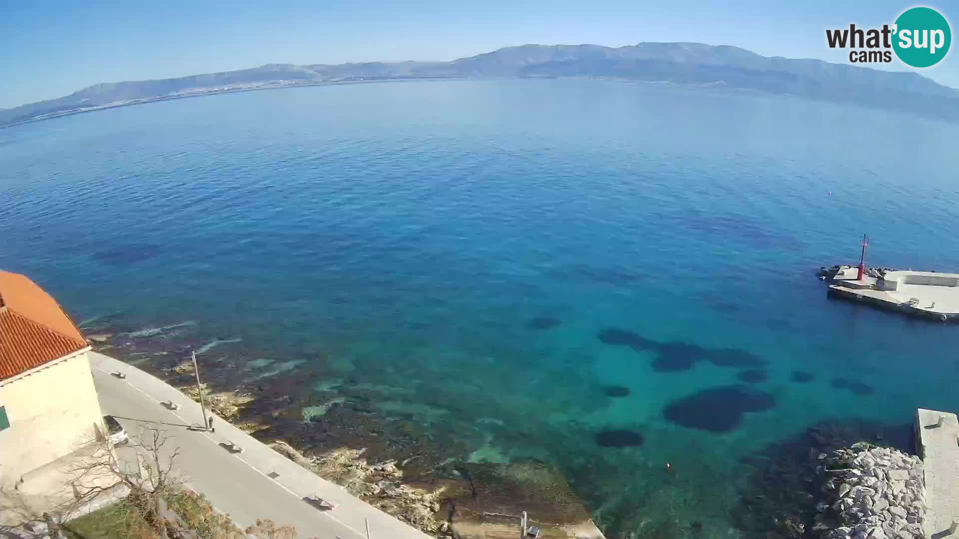 Webcam Sutivan panorama – Vista live dall’isola di Brač