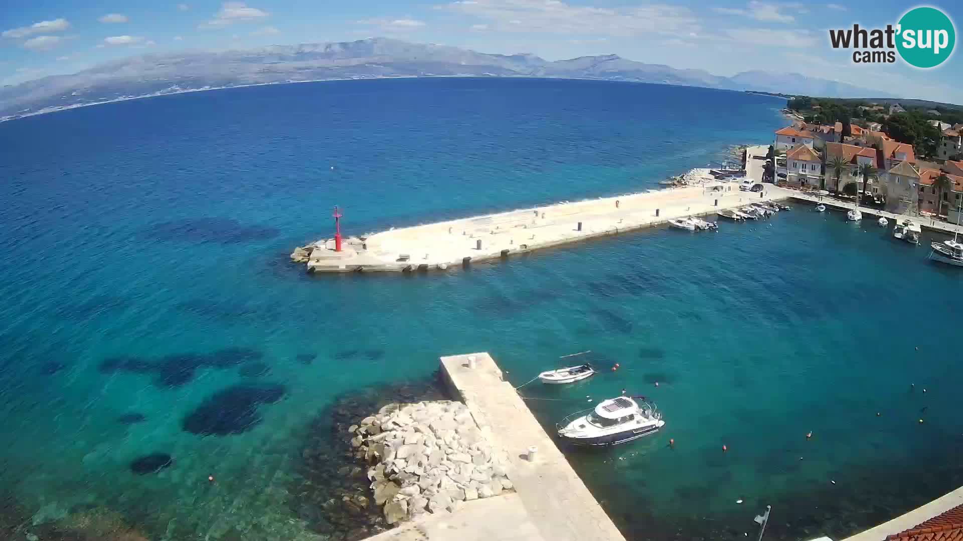Webcam Sutivan Panorama – Liveblick von der Insel Brač