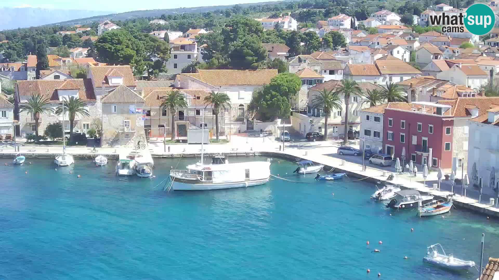 Spletna kamera Sutivan panorama – pogled v živo z otoka Brač