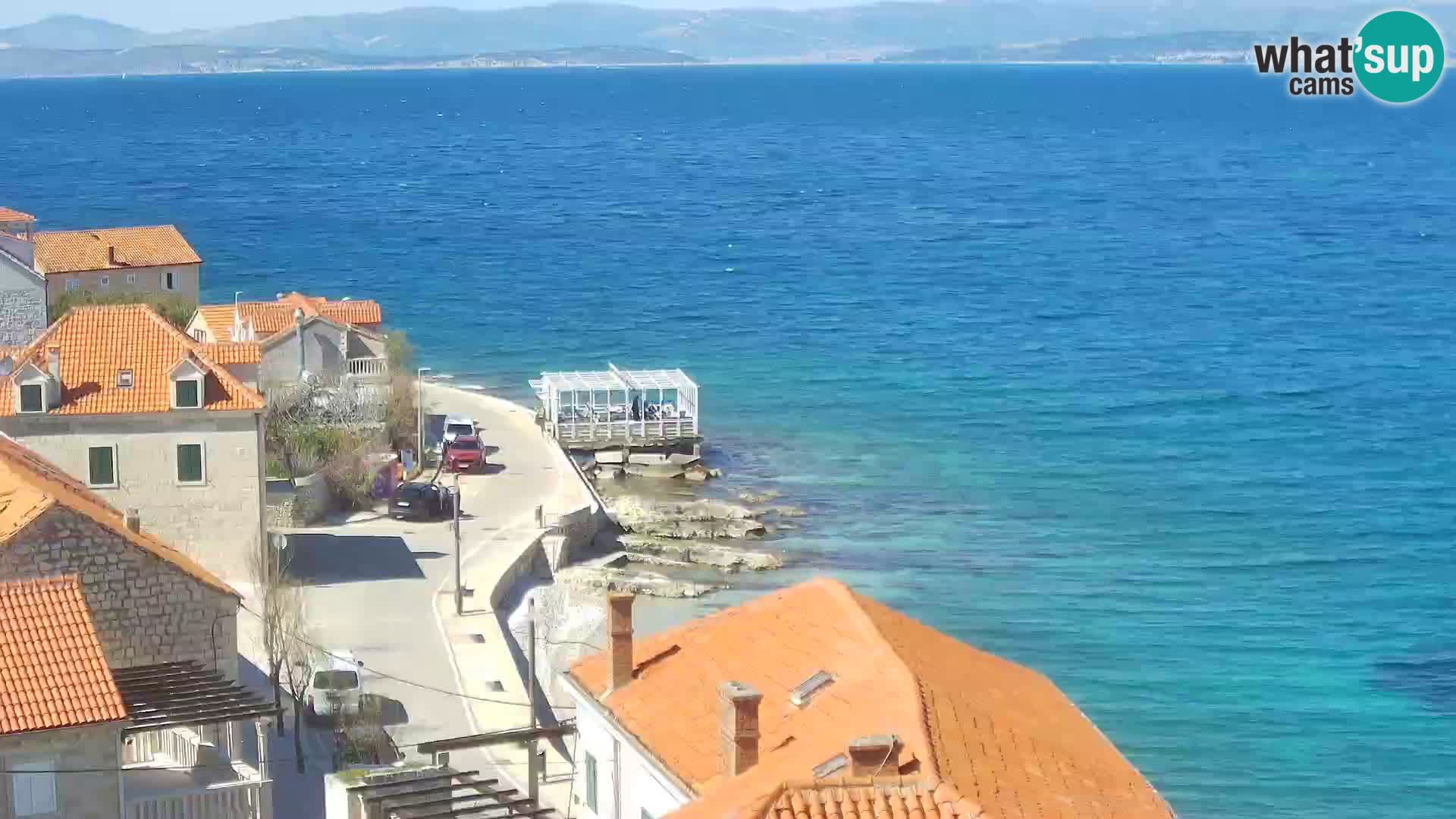 Web kamera Sutivan panorama – Pogled uživo s otoka Brača