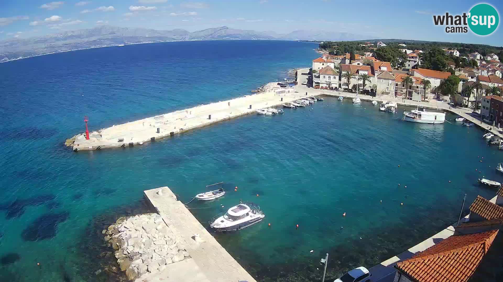 Webcam Sutivan Panorama – Vue en direct depuis l’île de Brač