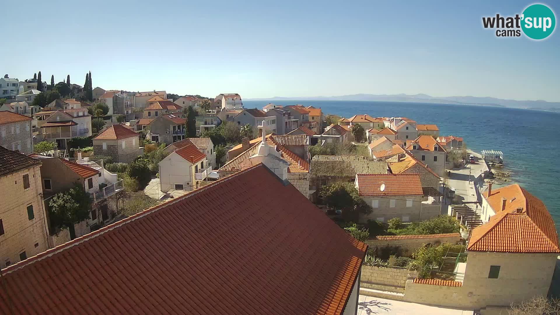 Webcam Sutivan panorama – Vista live dall’isola di Brač