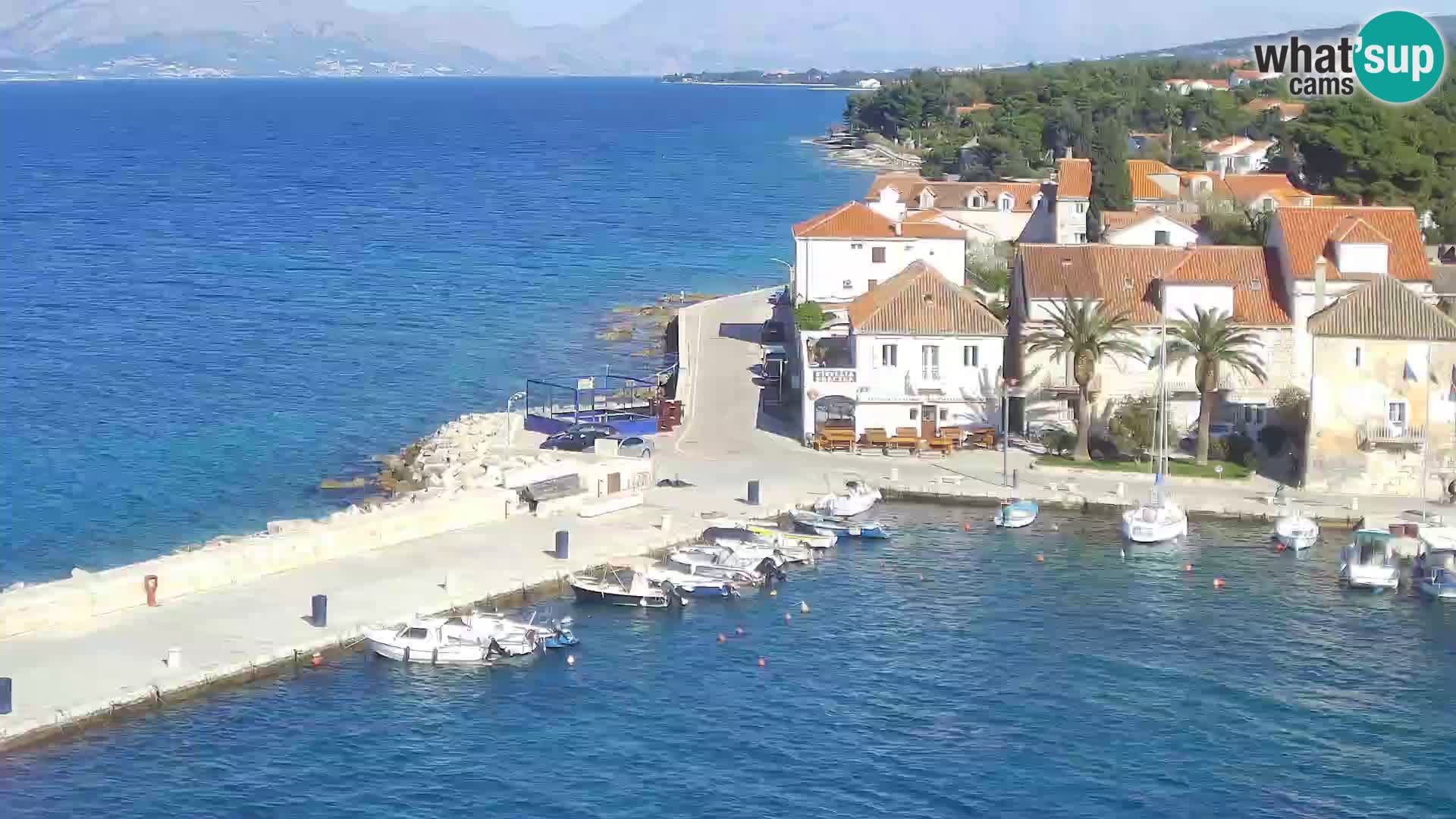 Webcam Sutivan panorama – Vista live dall’isola di Brač