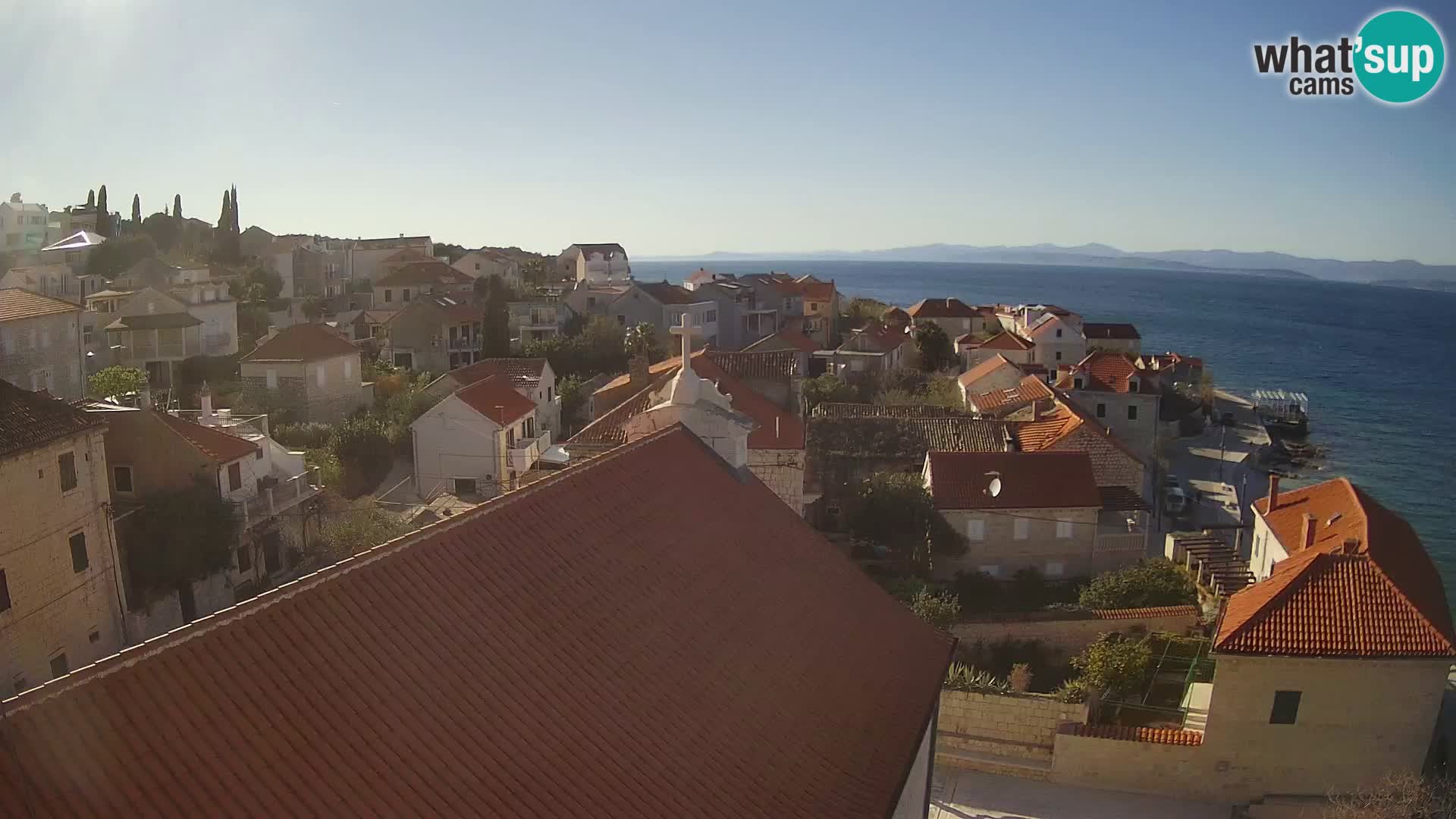 Webcam Sutivan panorama – Vista live dall’isola di Brač