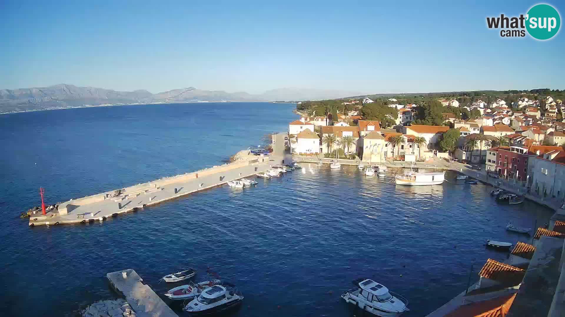 Webcam Sutivan Panorama – Vue en direct depuis l’île de Brač
