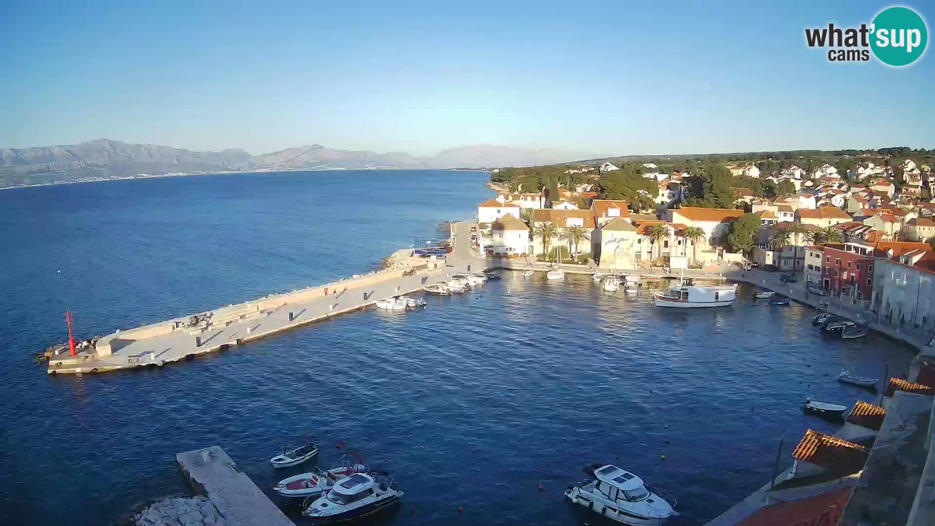 Webcam Sutivan Panorama – Vue en direct depuis l’île de Brač