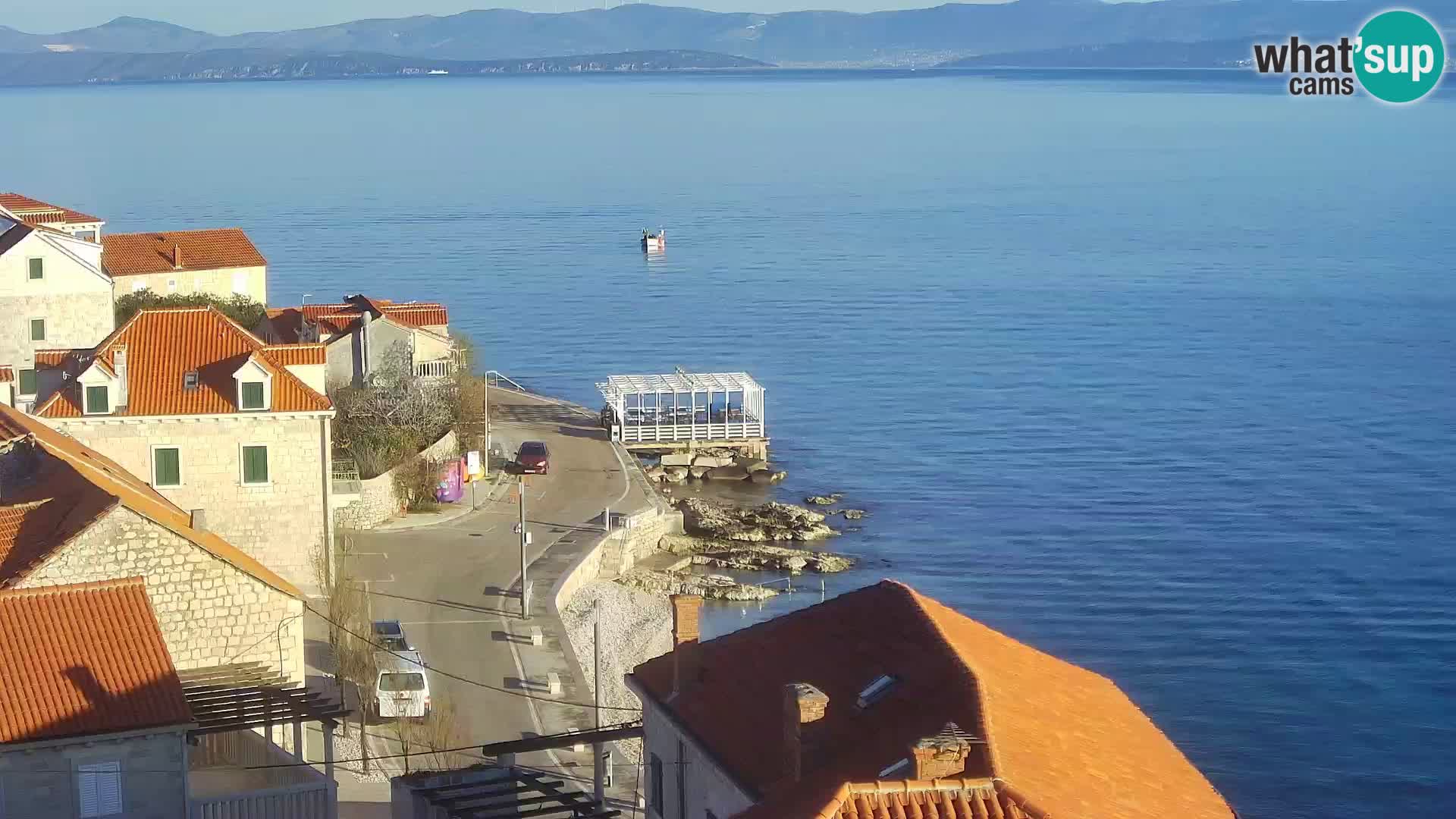 Webcam Sutivan Panorama – Vista en vivo desde la isla de Brač