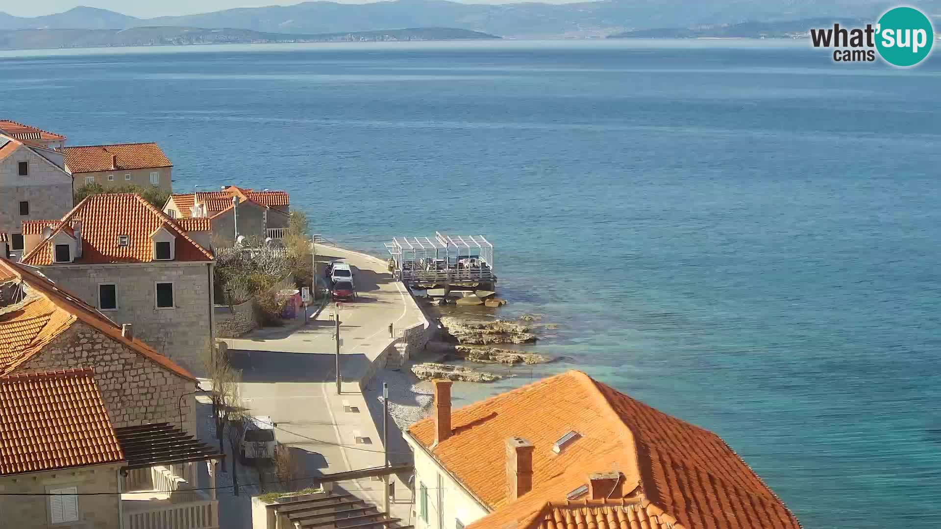 Web kamera Sutivan panorama – Pogled uživo s otoka Brača