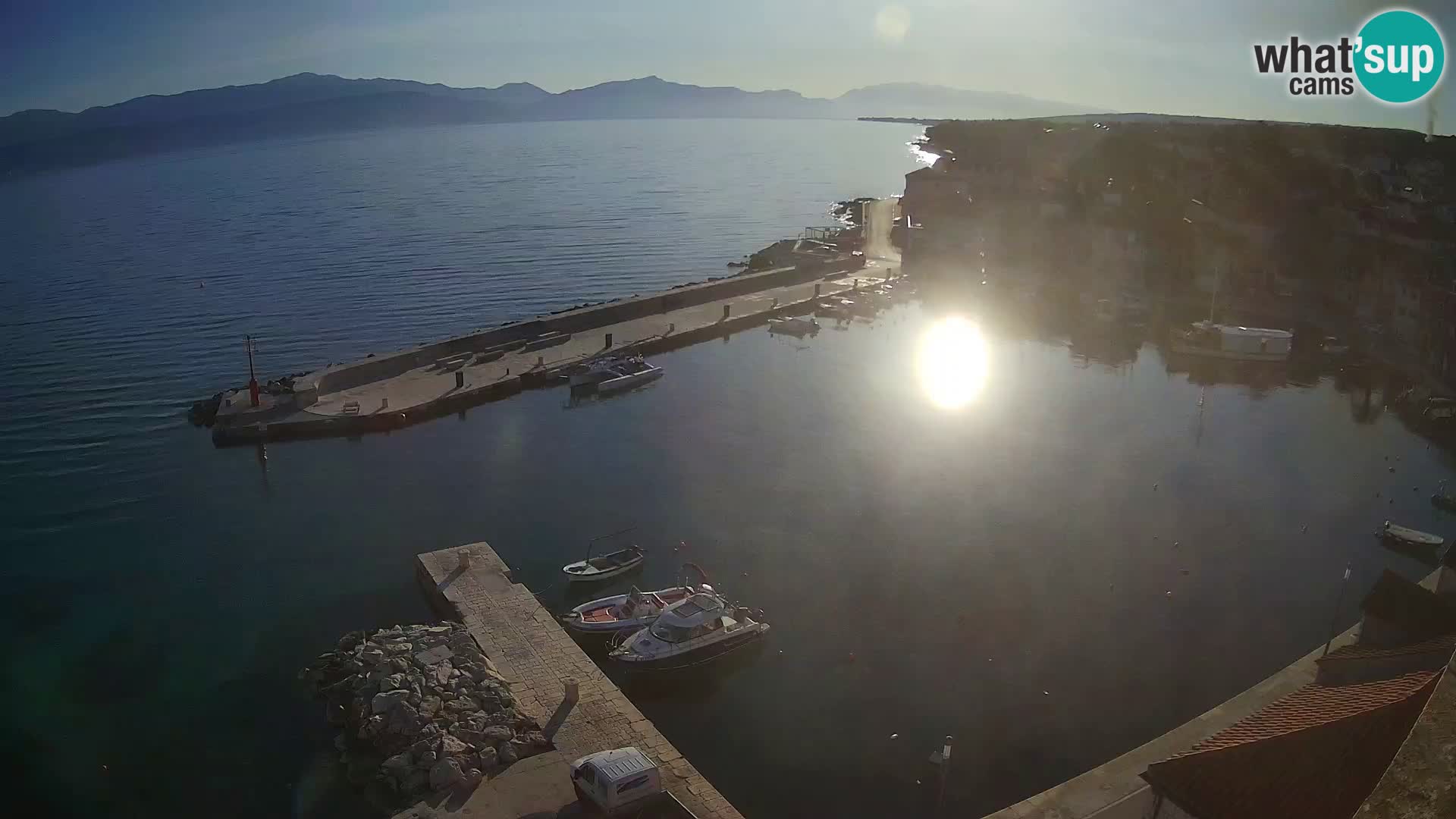 Webcam Sutivan panorama – Vista live dall’isola di Brač