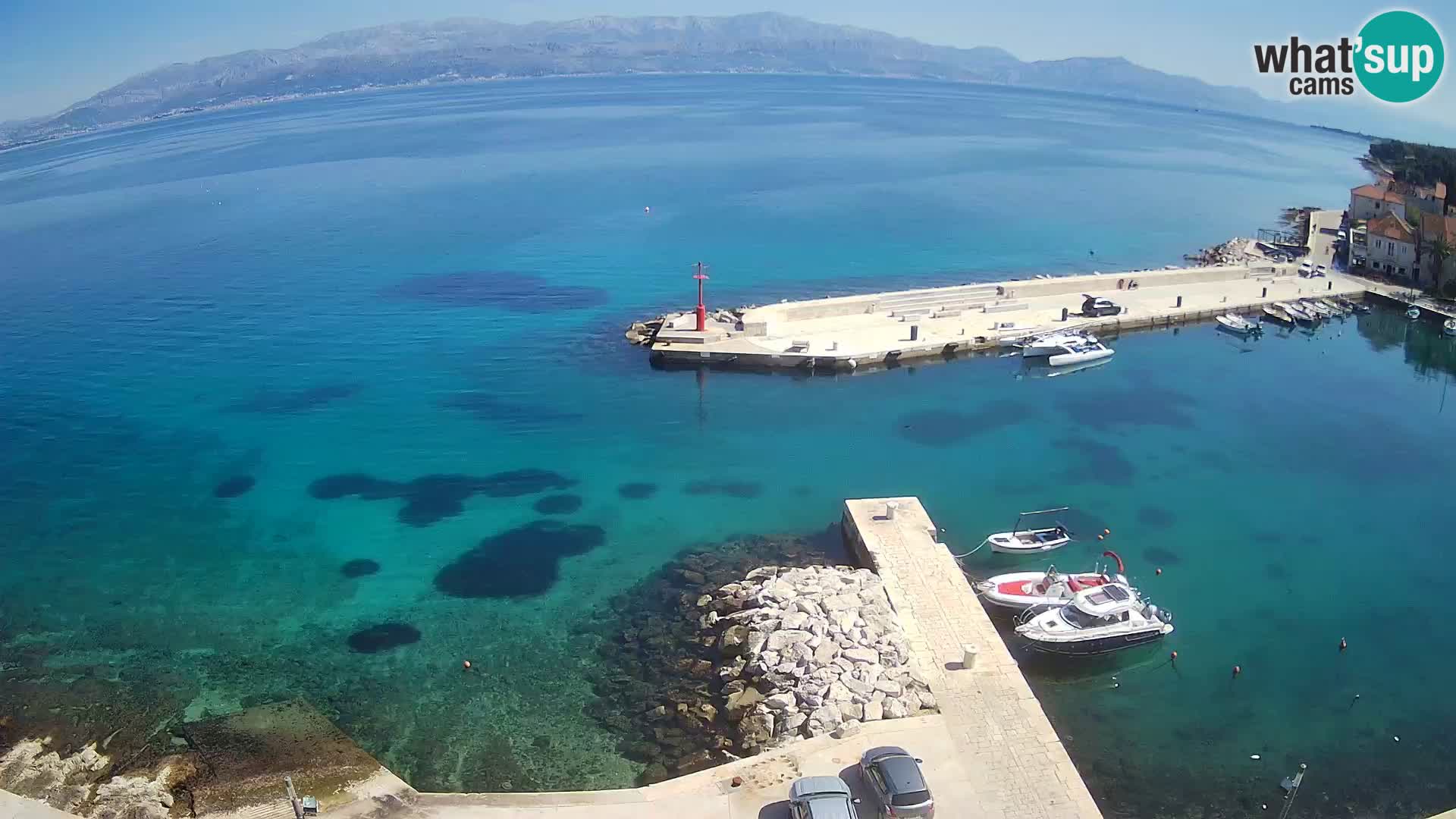 Webcam Sutivan Panorama – Vue en direct depuis l’île de Brač