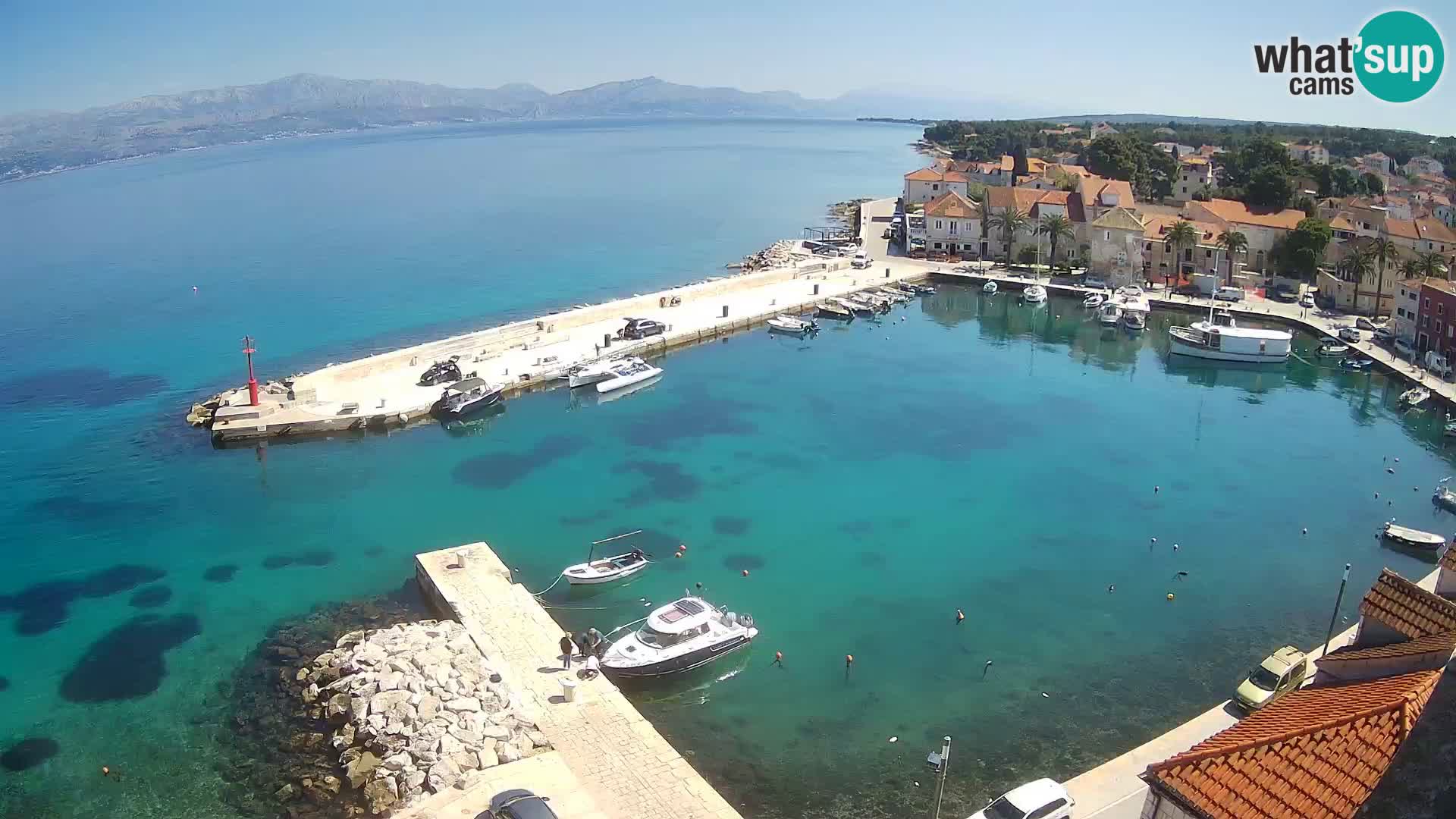 Webcam Sutivan Panorama – Vue en direct depuis l’île de Brač
