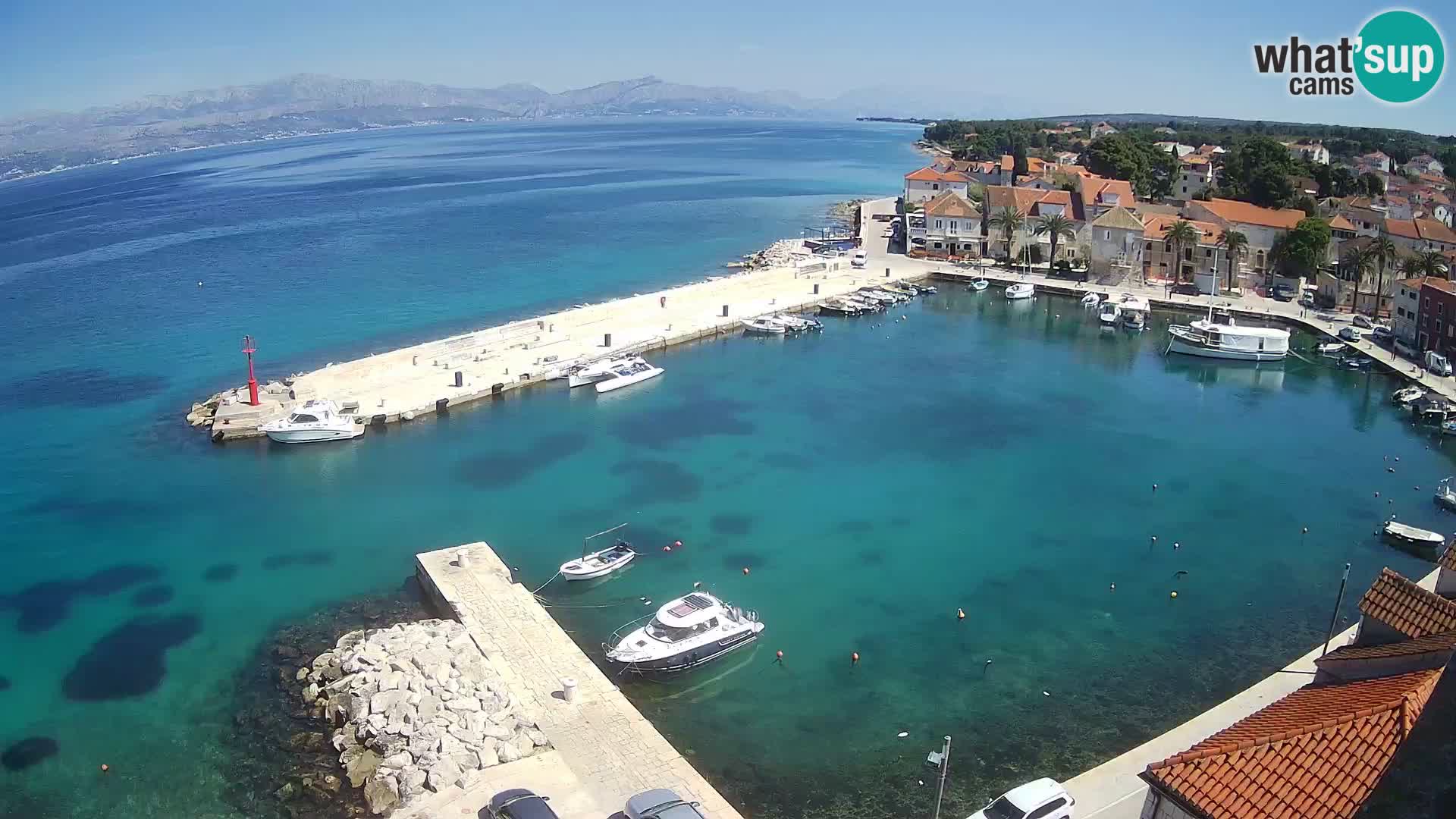 Webcam Sutivan Panorama – Liveblick von der Insel Brač