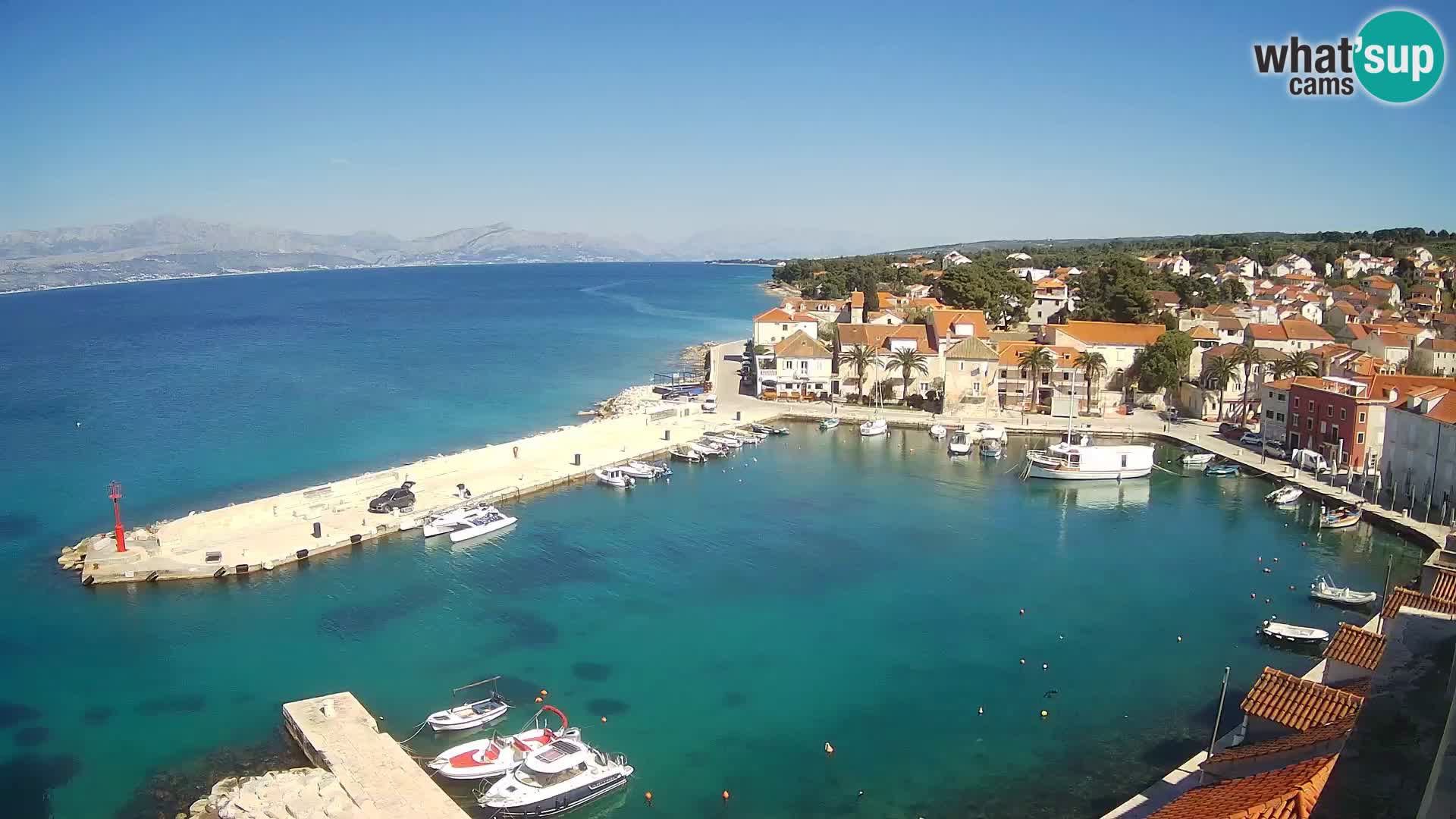 Webcam Sutivan Panorama – Liveblick von der Insel Brač