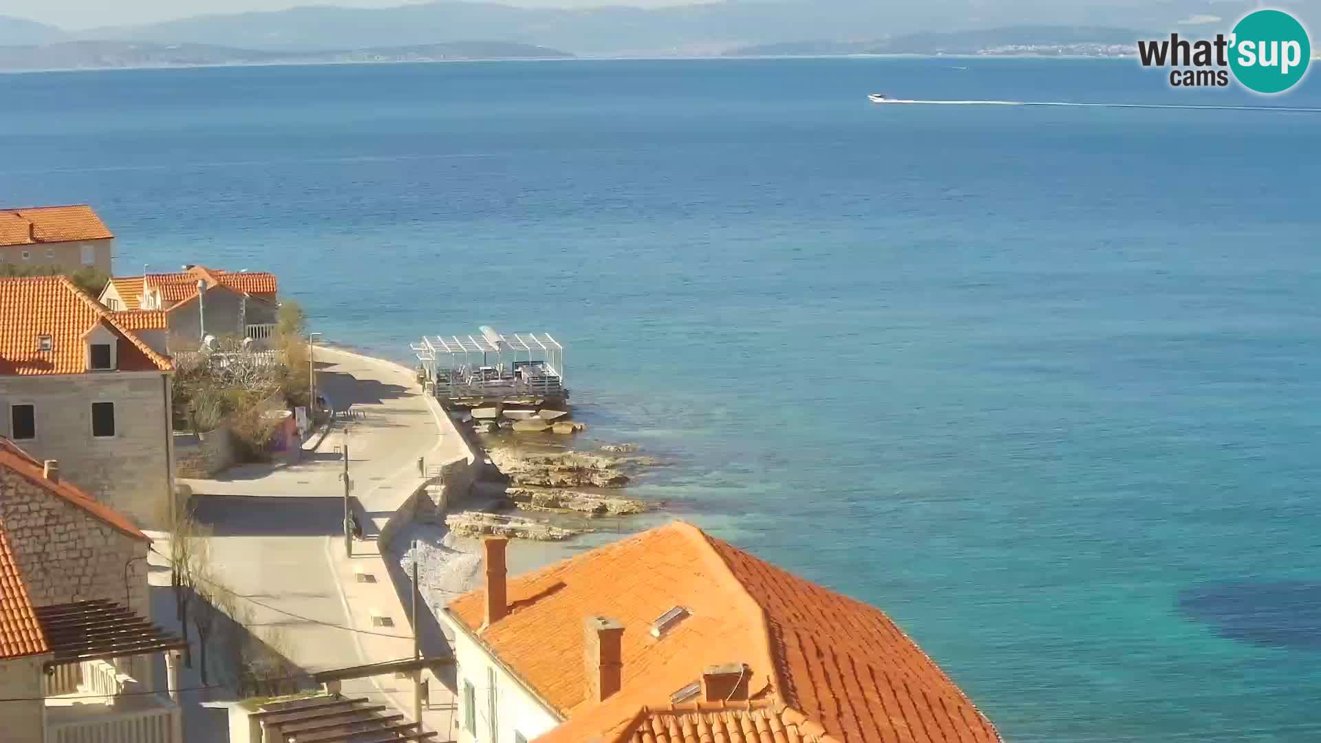 Webcam Sutivan Panorama – Vista en vivo desde la isla de Brač