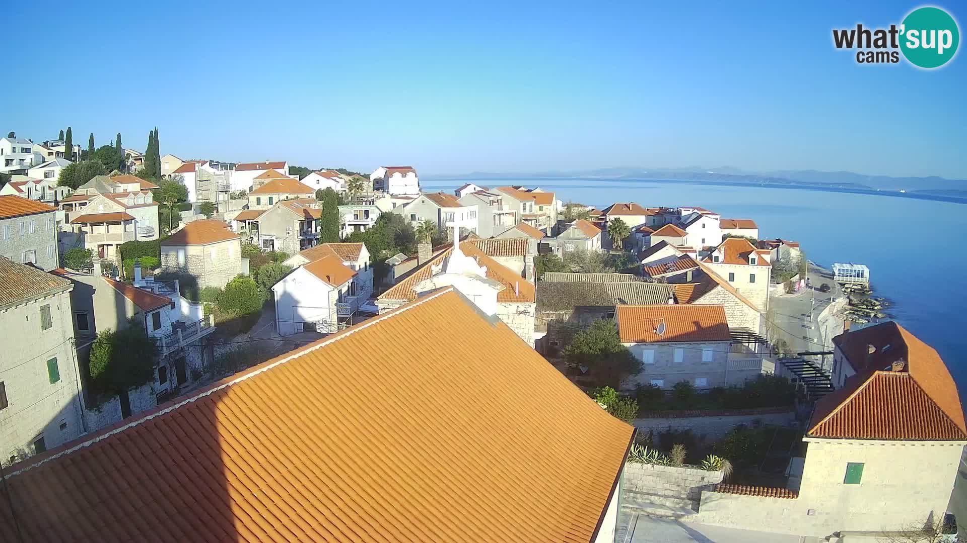 Web kamera Sutivan panorama – Pogled uživo s otoka Brača